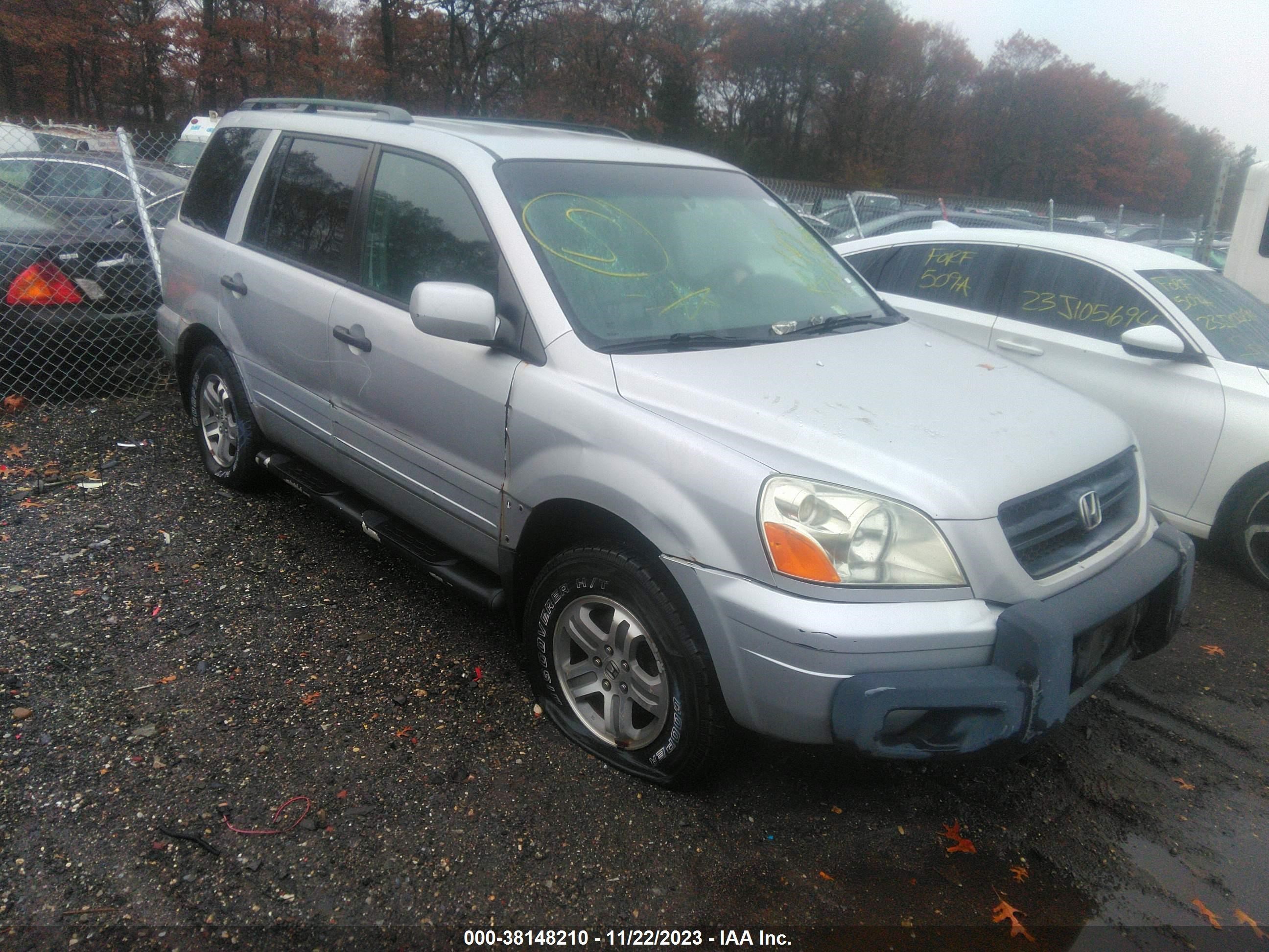 HONDA PILOT 2003 2hkyf18673h560296