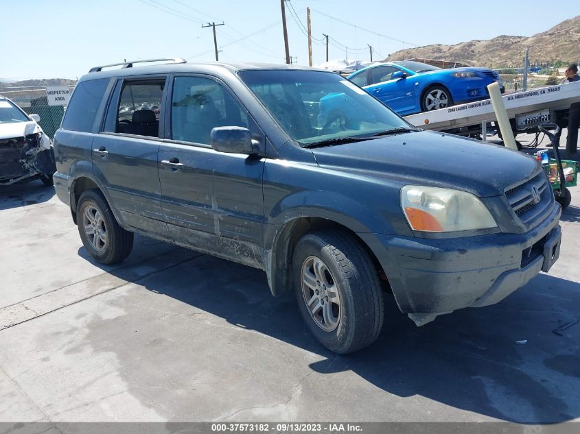 HONDA PILOT 2003 2hkyf18673h567054