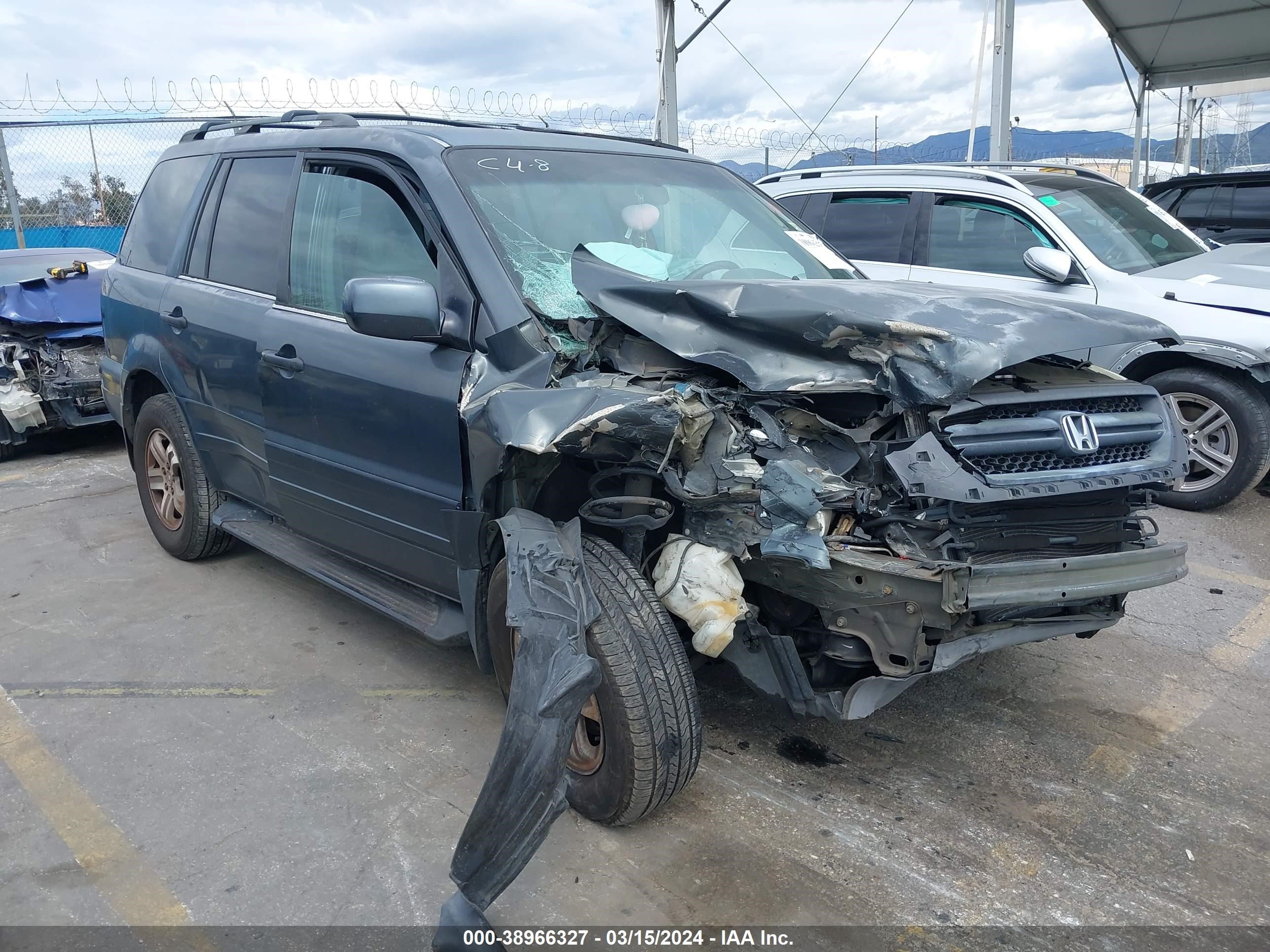 HONDA PILOT 2003 2hkyf18673h600067