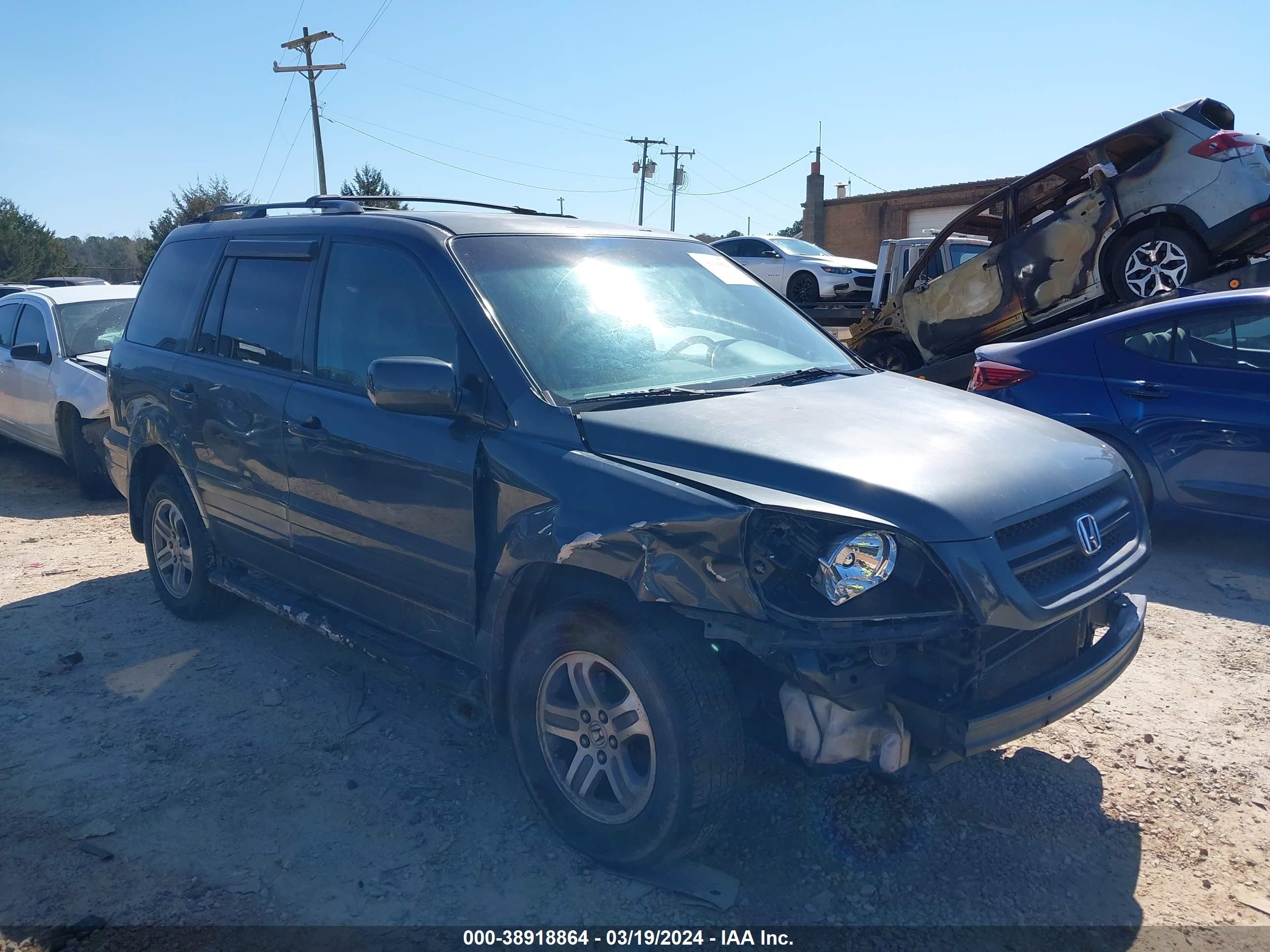 HONDA PILOT 2003 2hkyf18673h617371