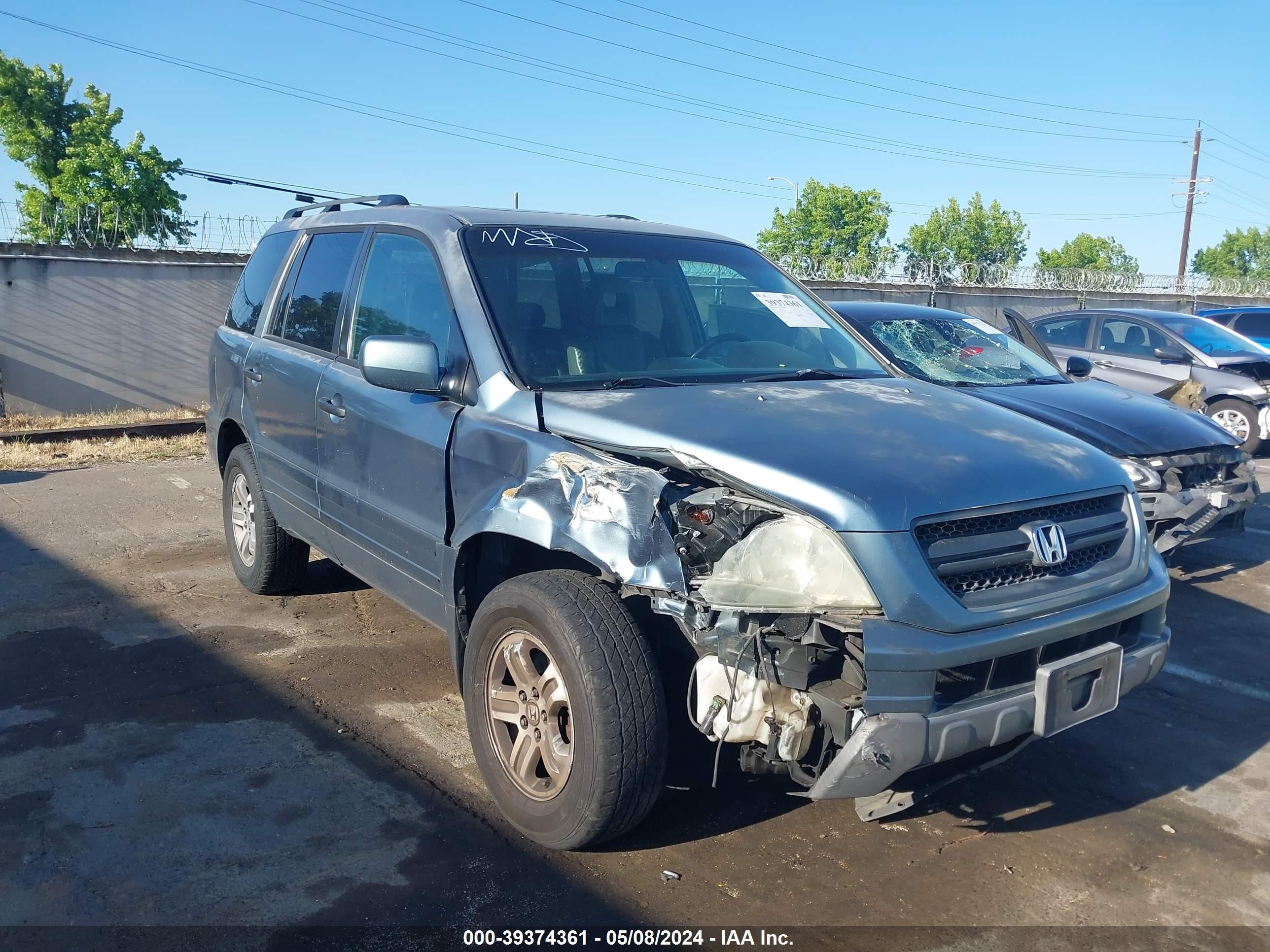 HONDA PILOT 2005 2hkyf18675h559894