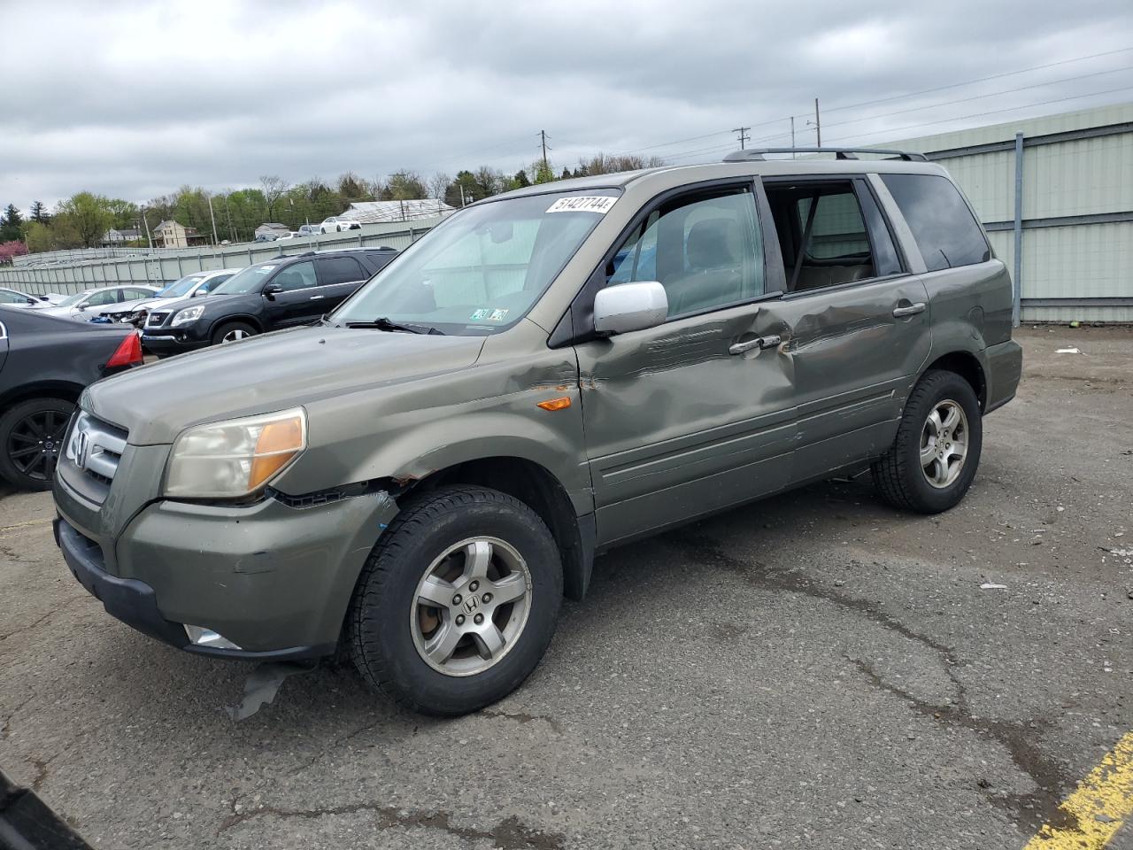 HONDA PILOT 2007 2hkyf18677h505871