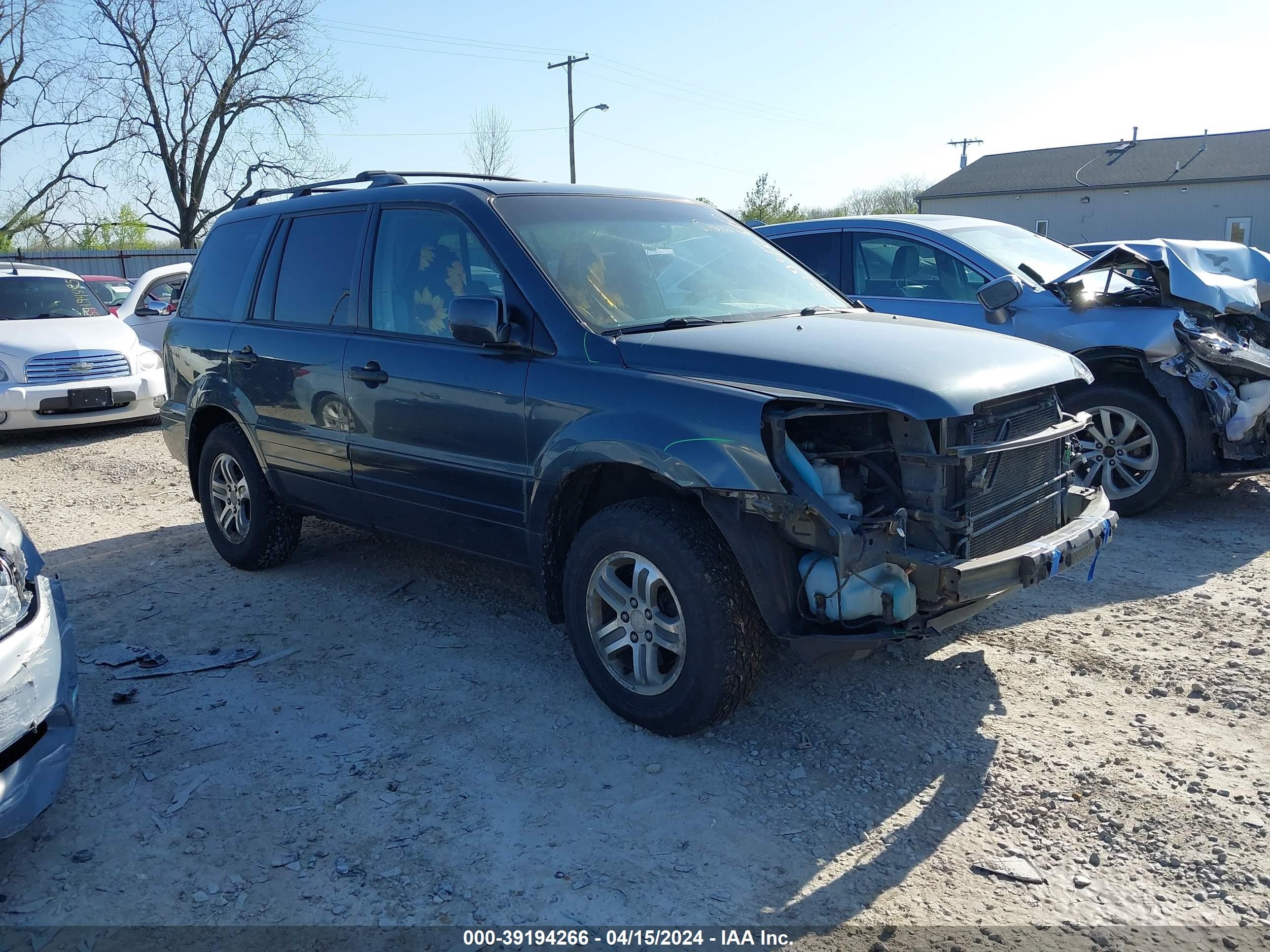 HONDA PILOT 2003 2hkyf18683h617251