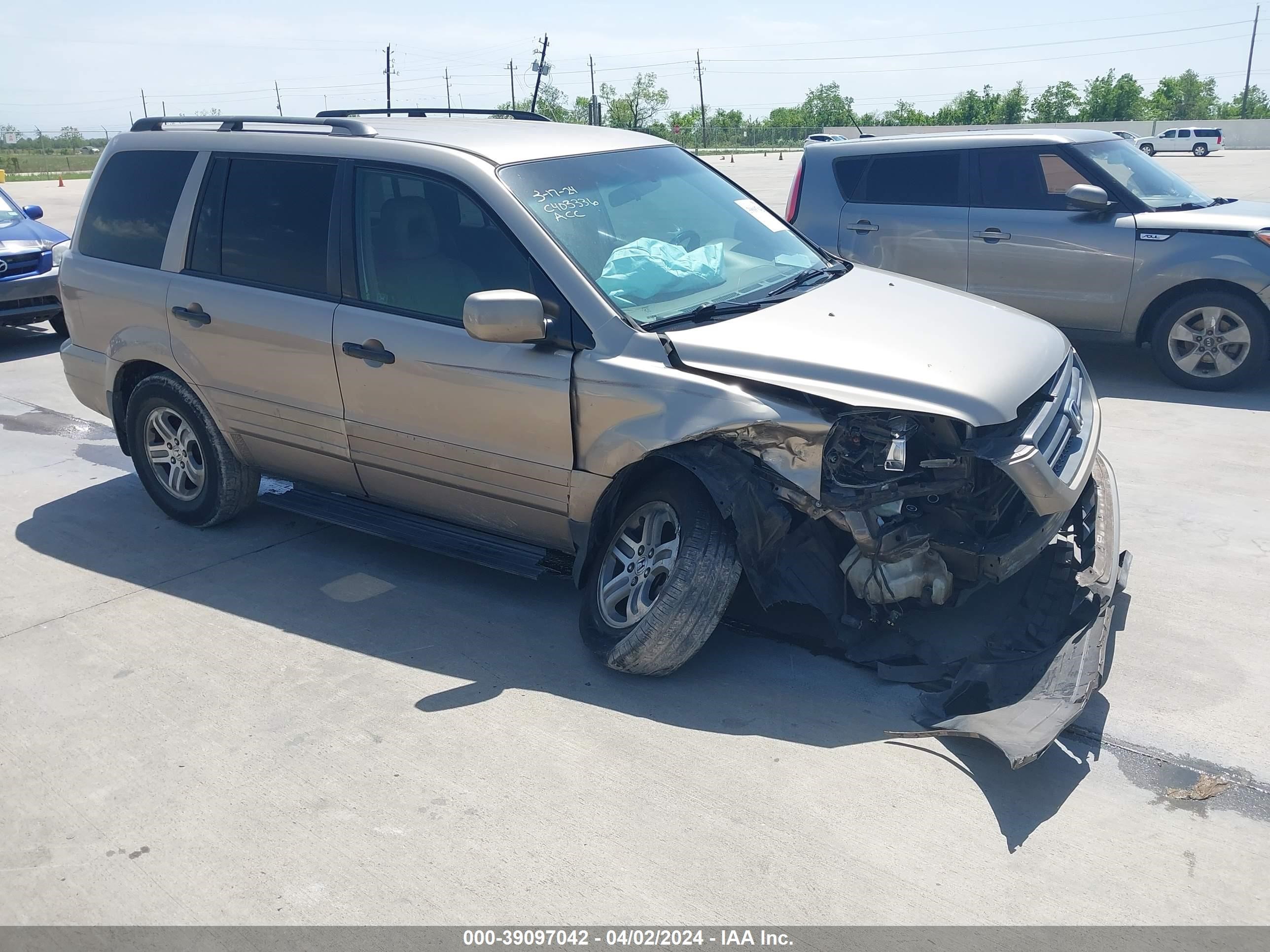 HONDA PILOT 2004 2hkyf18684h533951