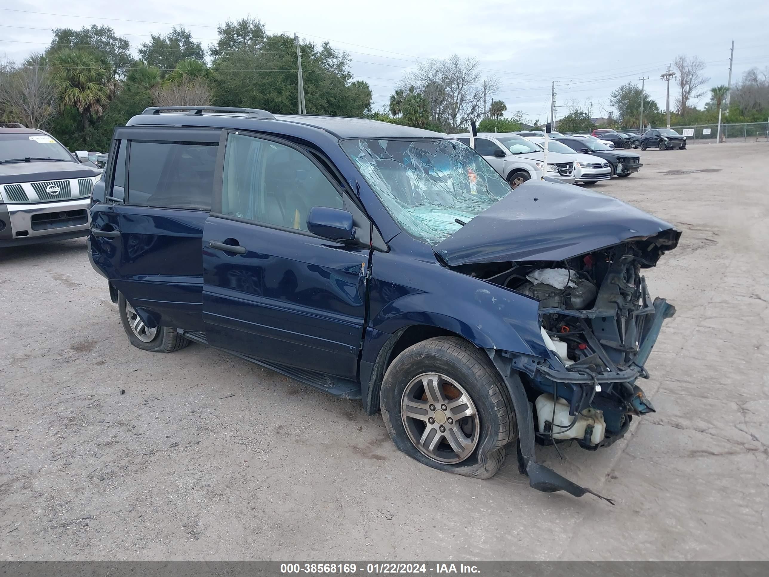 HONDA PILOT 2004 2hkyf18684h567470