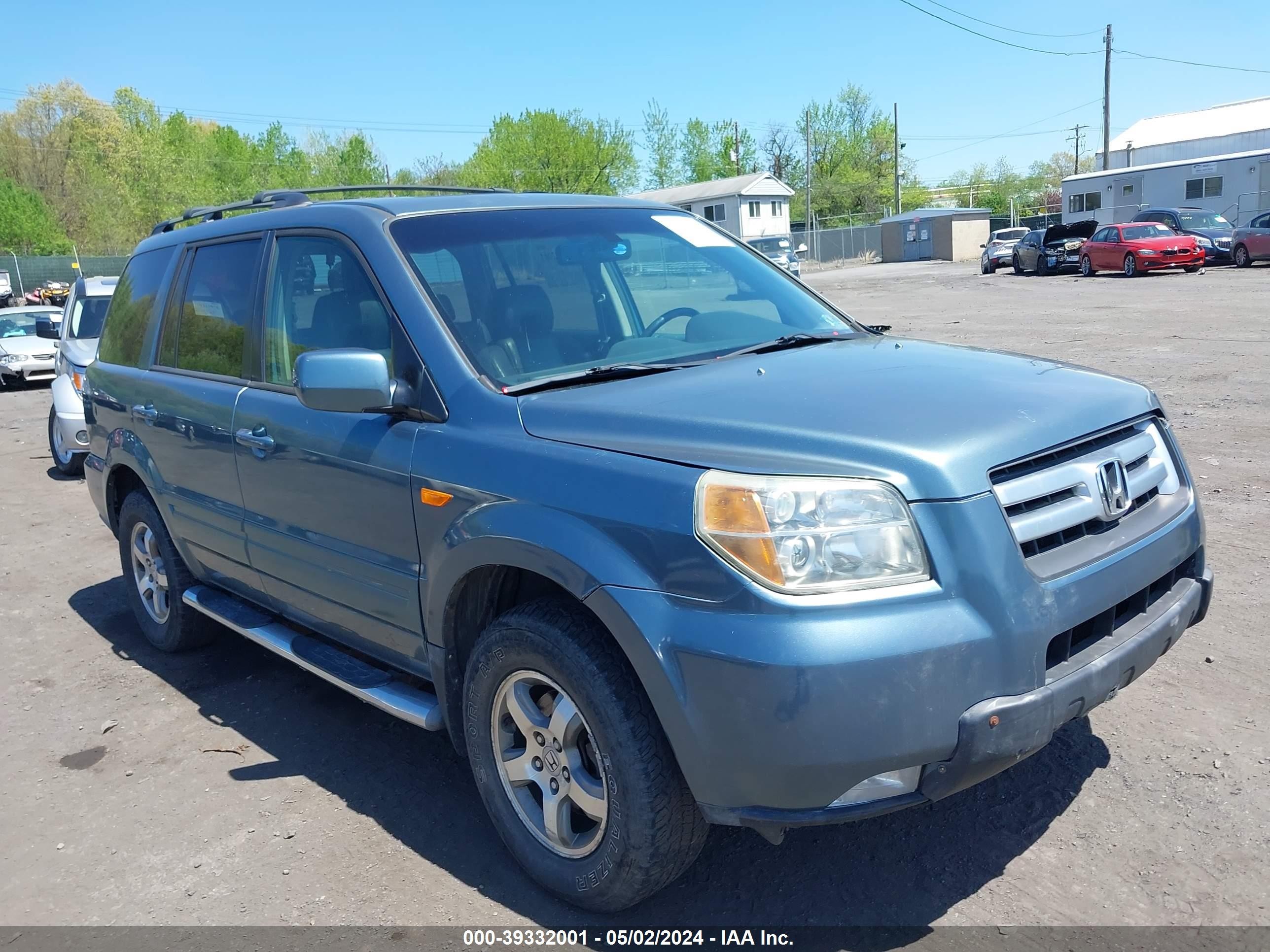 HONDA PILOT 2006 2hkyf18686h559551