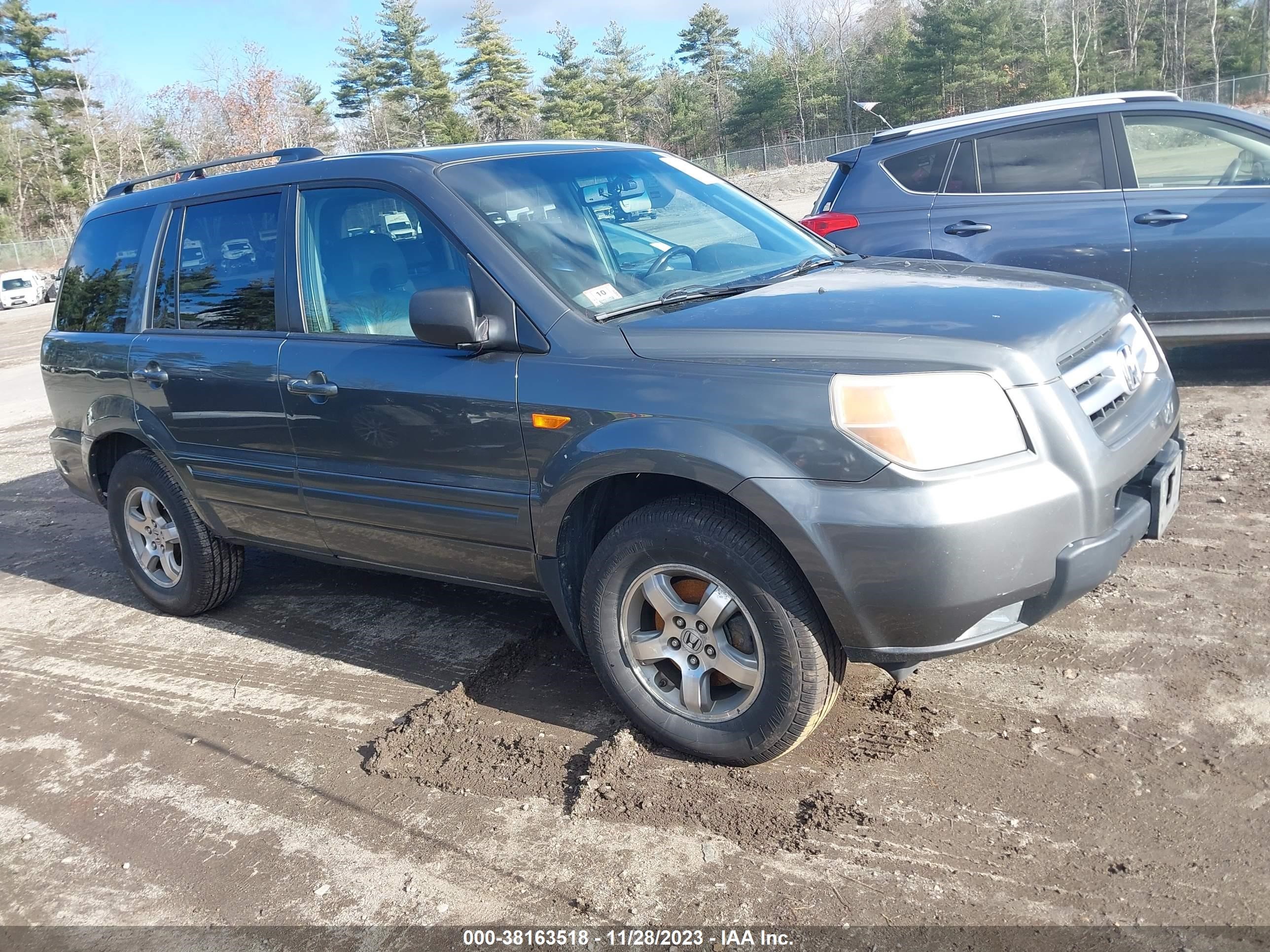 HONDA PILOT 2007 2hkyf18687h504633