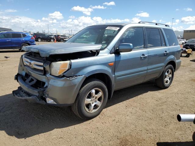 HONDA PILOT EXL 2007 2hkyf18687h540385