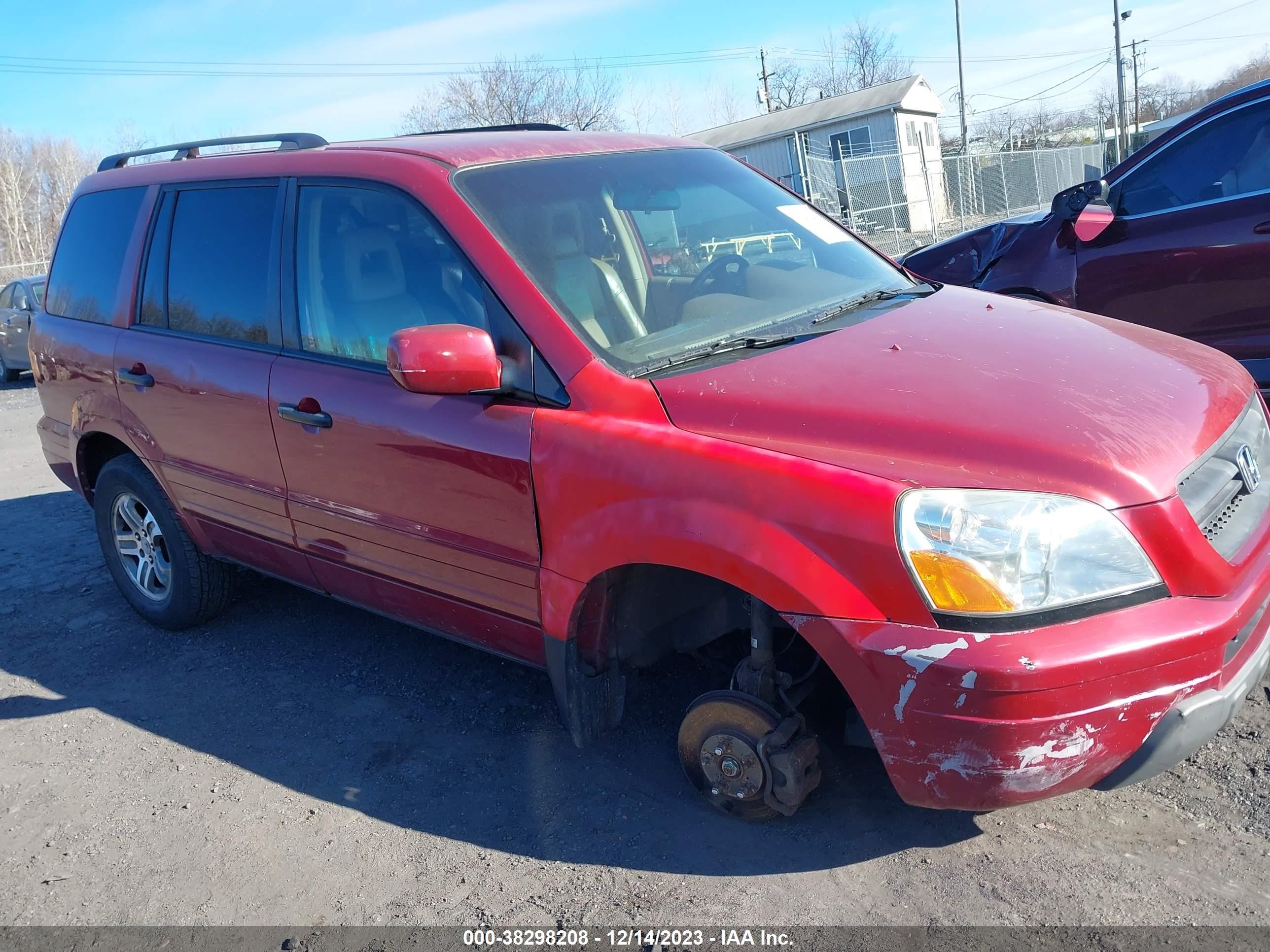 HONDA PILOT 2004 2hkyf18694h573892