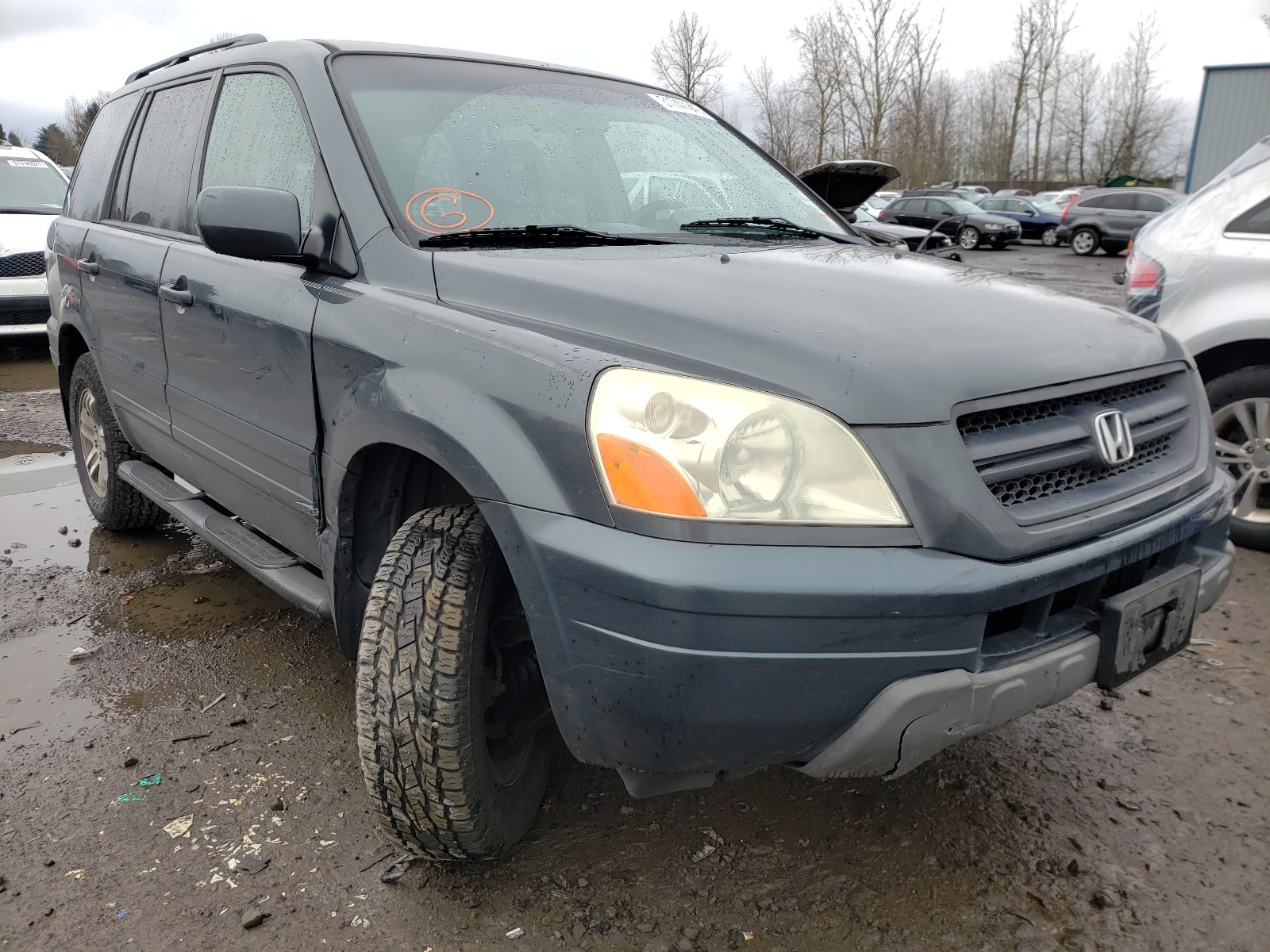 HONDA PILOT EXL 2003 2hkyf186x3h548837