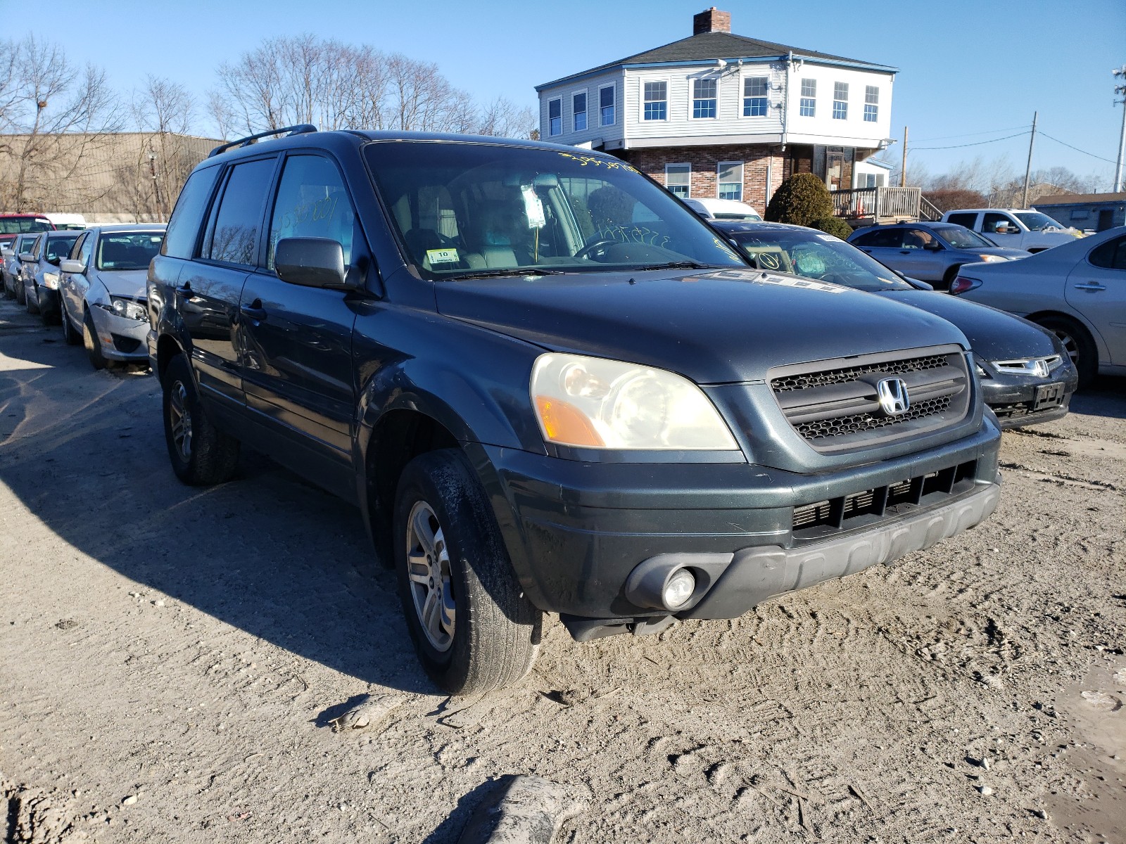 HONDA PILOT EXL 2003 2hkyf186x3h620104