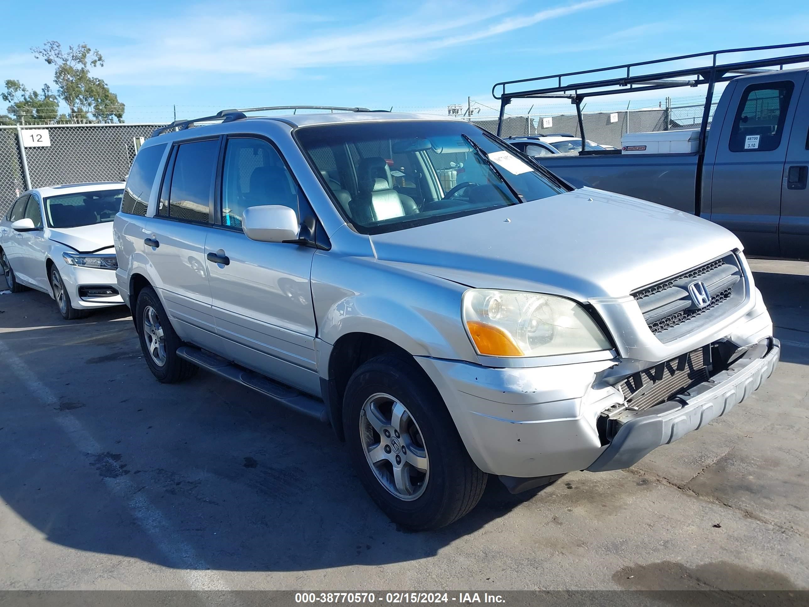 HONDA PILOT 2005 2hkyf186x5h569819