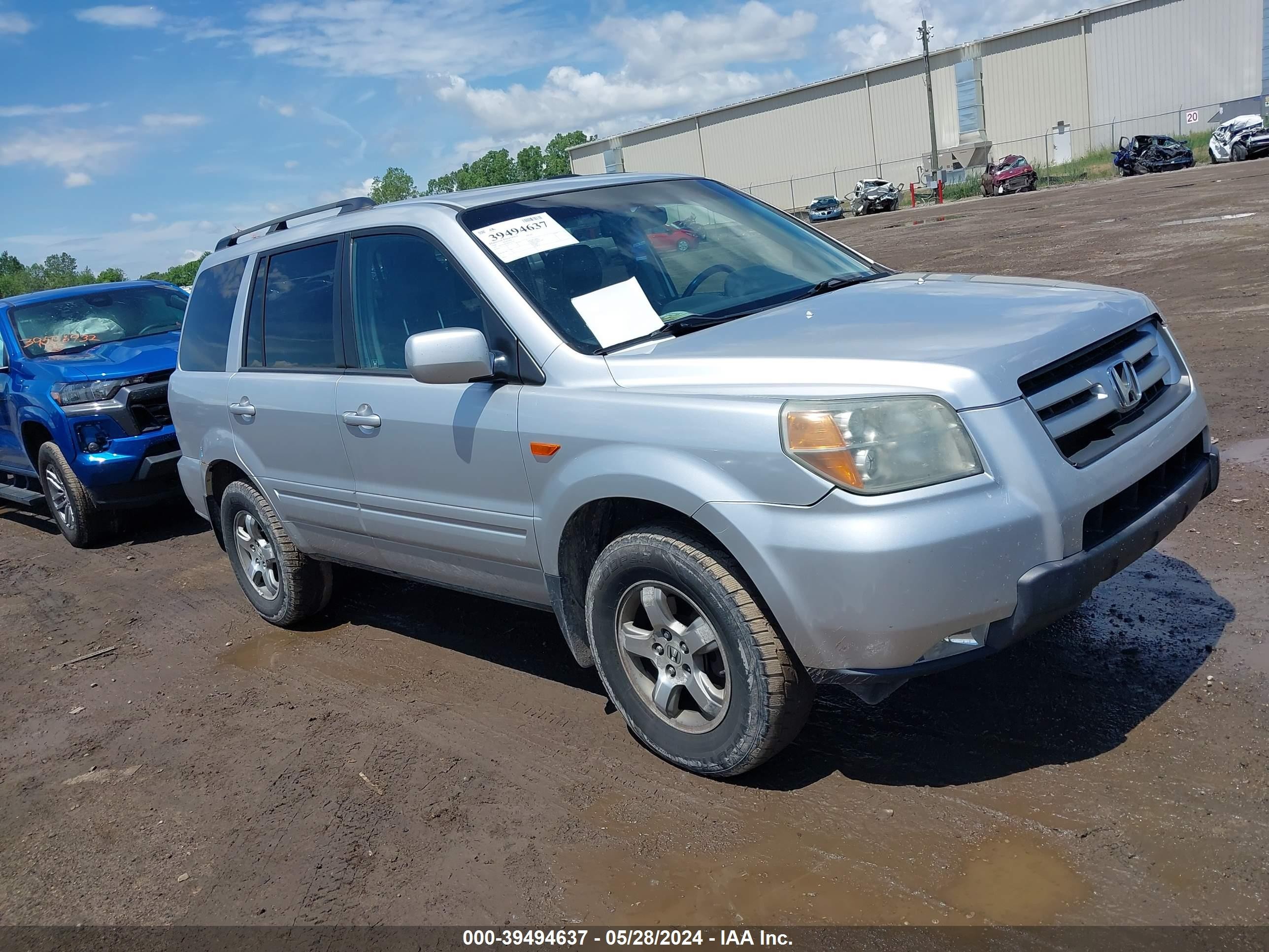 HONDA PILOT 2006 2hkyf186x6h505734