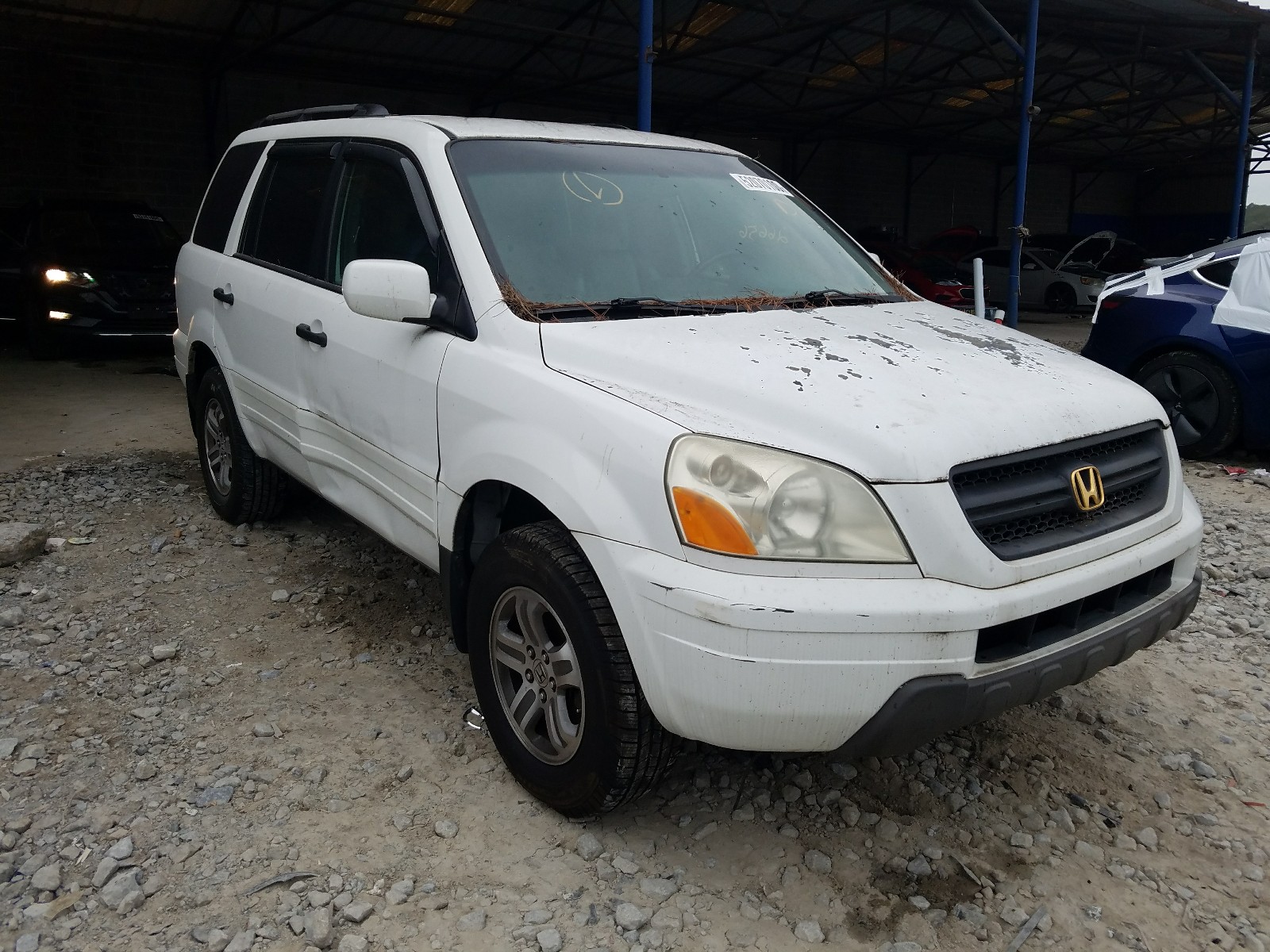 HONDA PILOT EXL 2003 2hkyf18703h545809