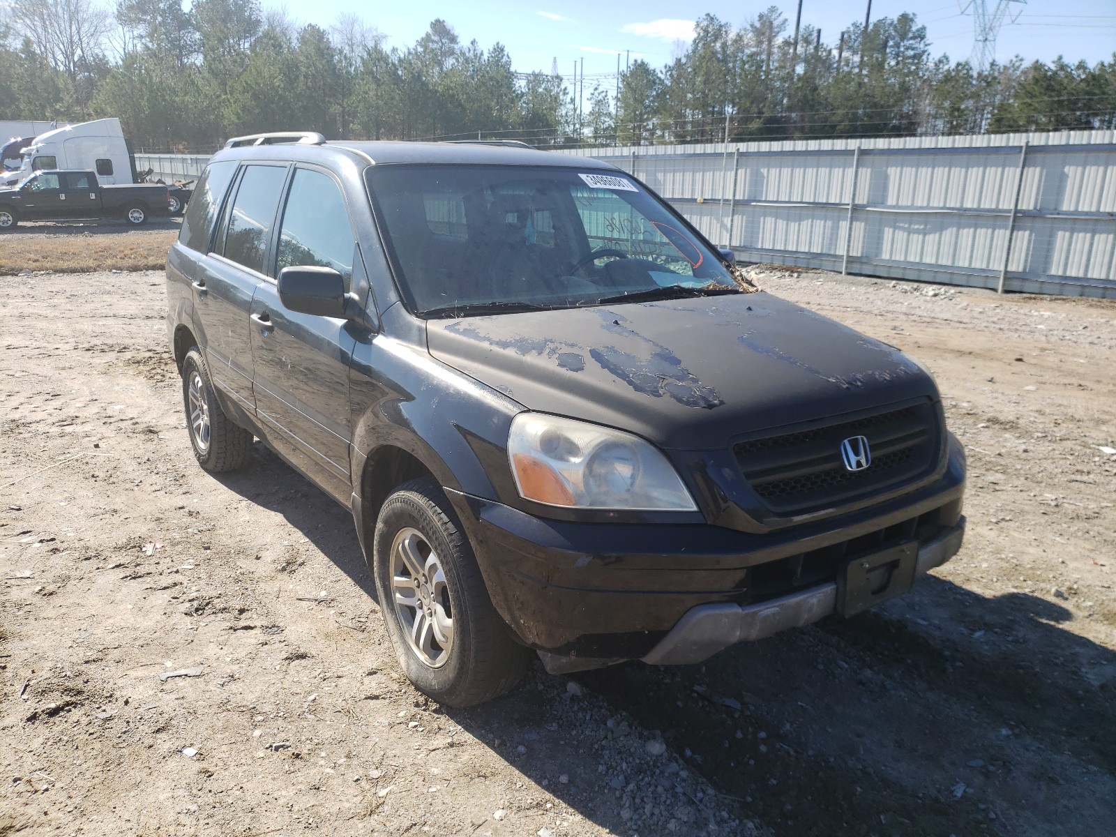 HONDA PILOT EXL 2004 2hkyf18704h589603