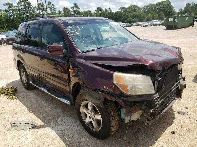 HONDA PILOT EXL 2007 2hkyf18737h539184