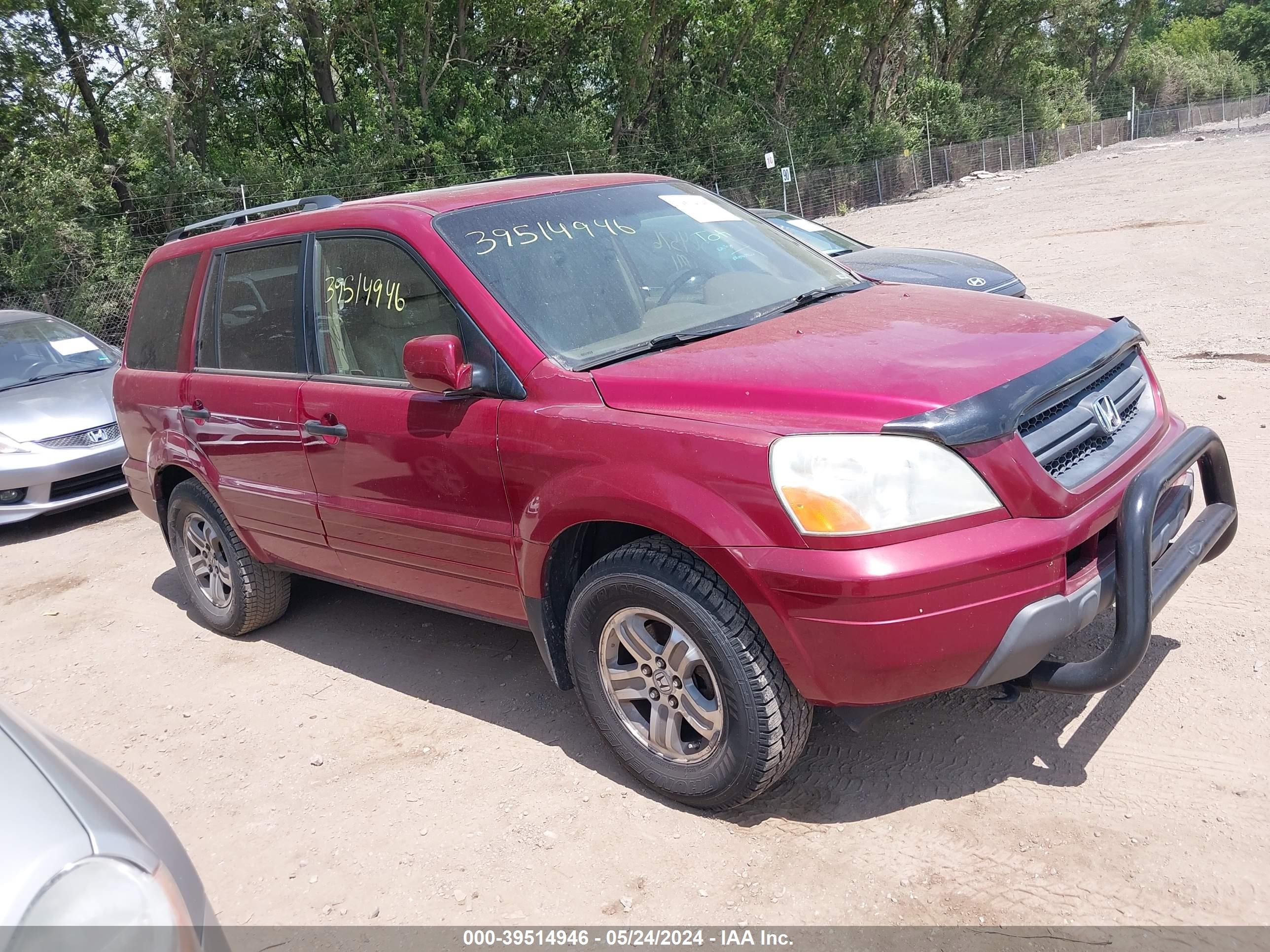 HONDA PILOT 2005 2hkyf18745h500195