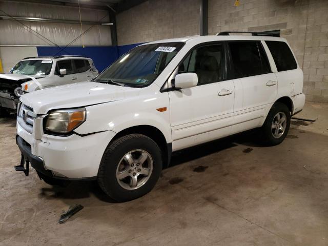 HONDA PILOT EXL 2007 2hkyf18747h516478