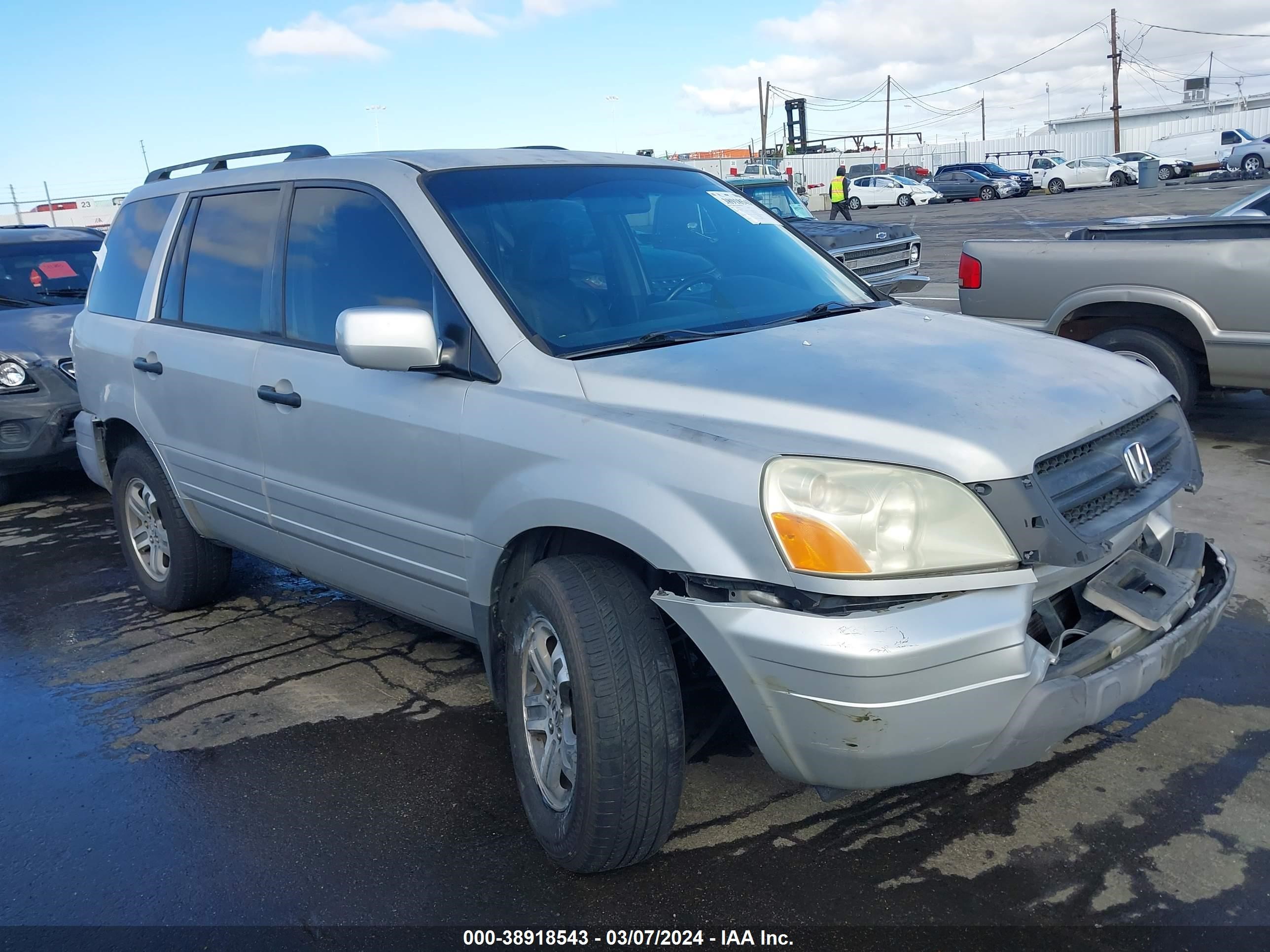 HONDA PILOT 2003 2hkyf18753h506973