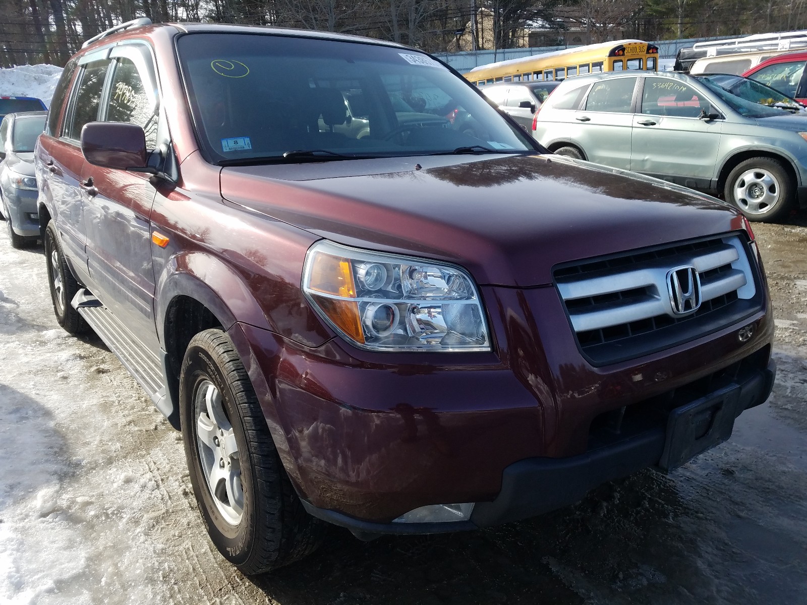 HONDA PILOT EXL 2007 2hkyf18757h506073