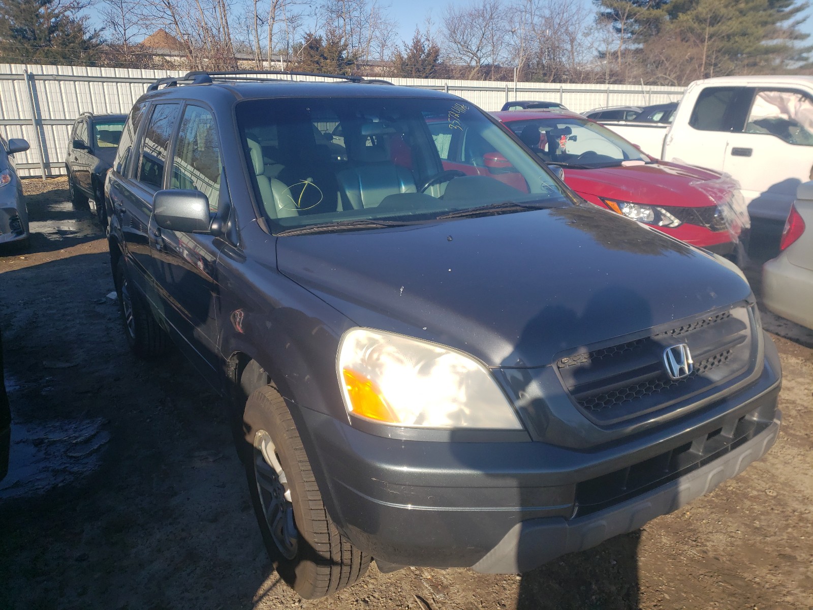 HONDA PILOT EXL 2004 2hkyf18784h574962