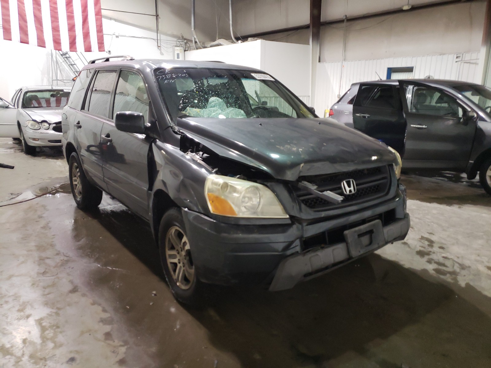 HONDA PILOT EXL 2004 2hkyf18784h601447