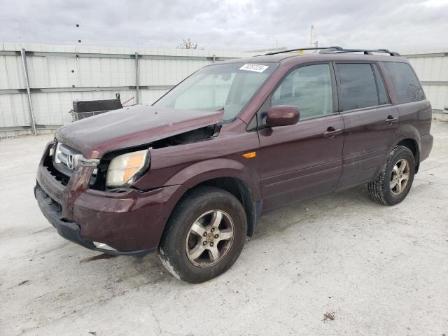 HONDA PILOT EXL 2007 2hkyf18787h539438