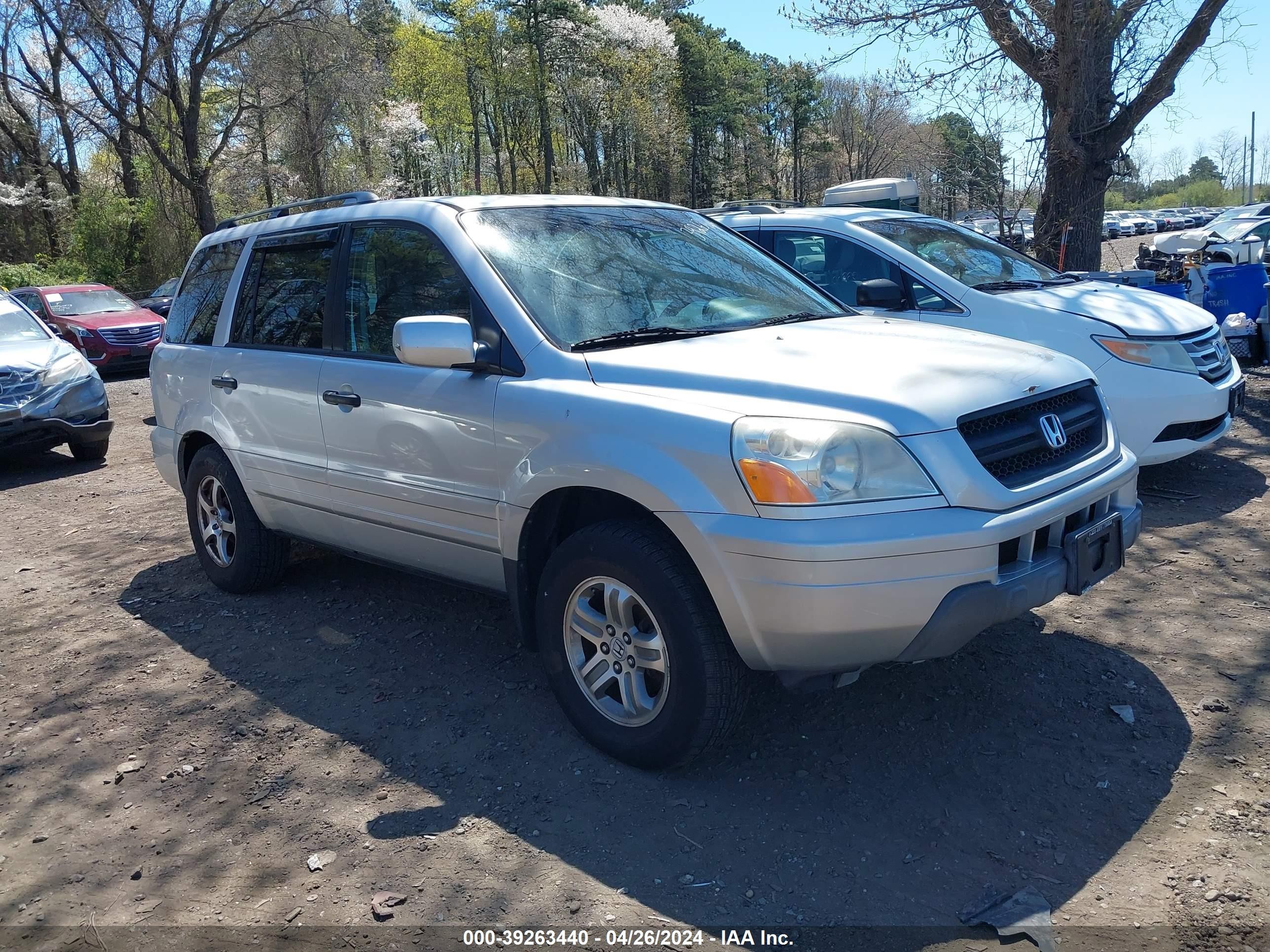 HONDA PILOT 2005 2hkyf18795h570453