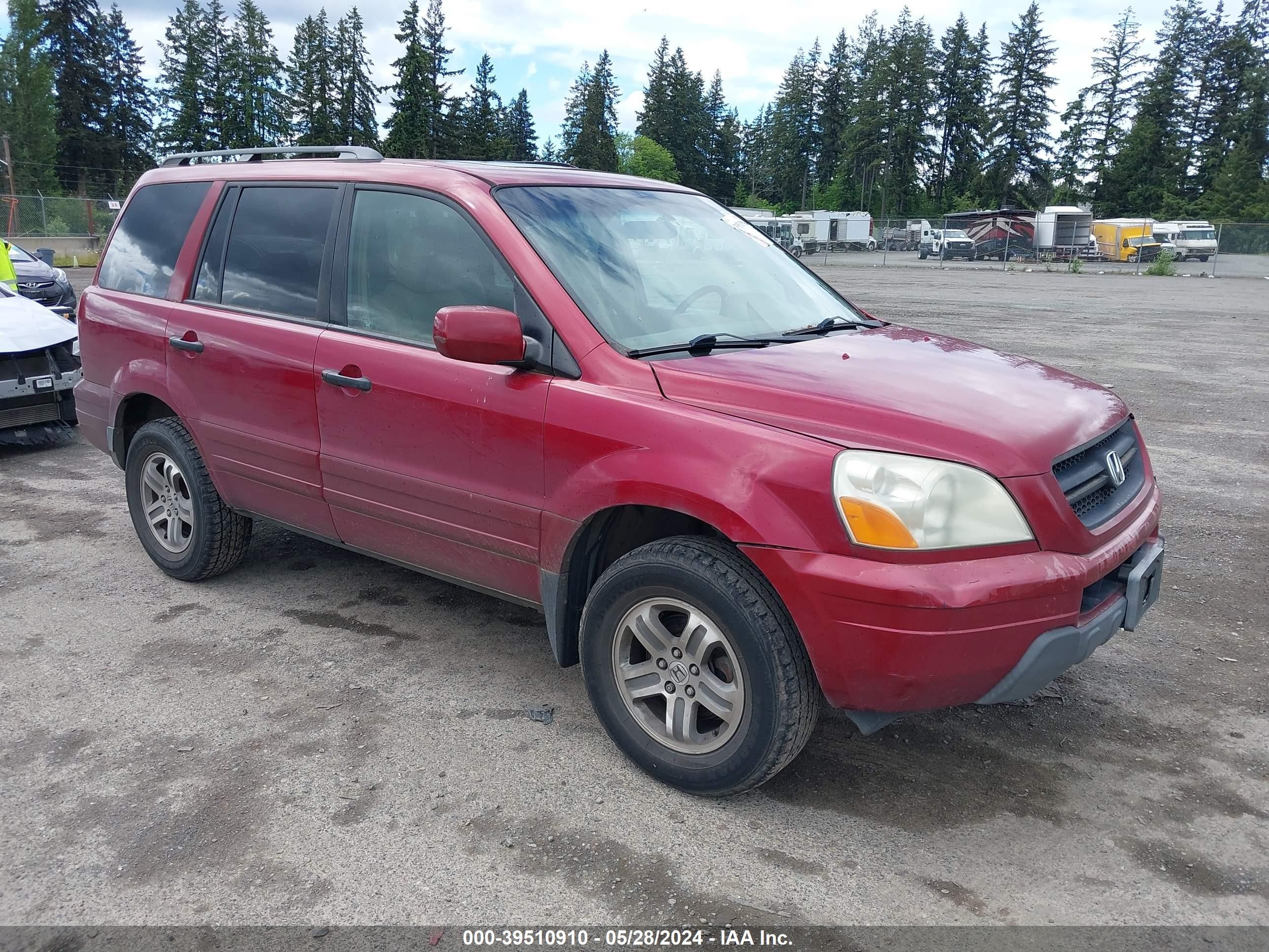 HONDA PILOT 2005 2hkyf187x5h546291