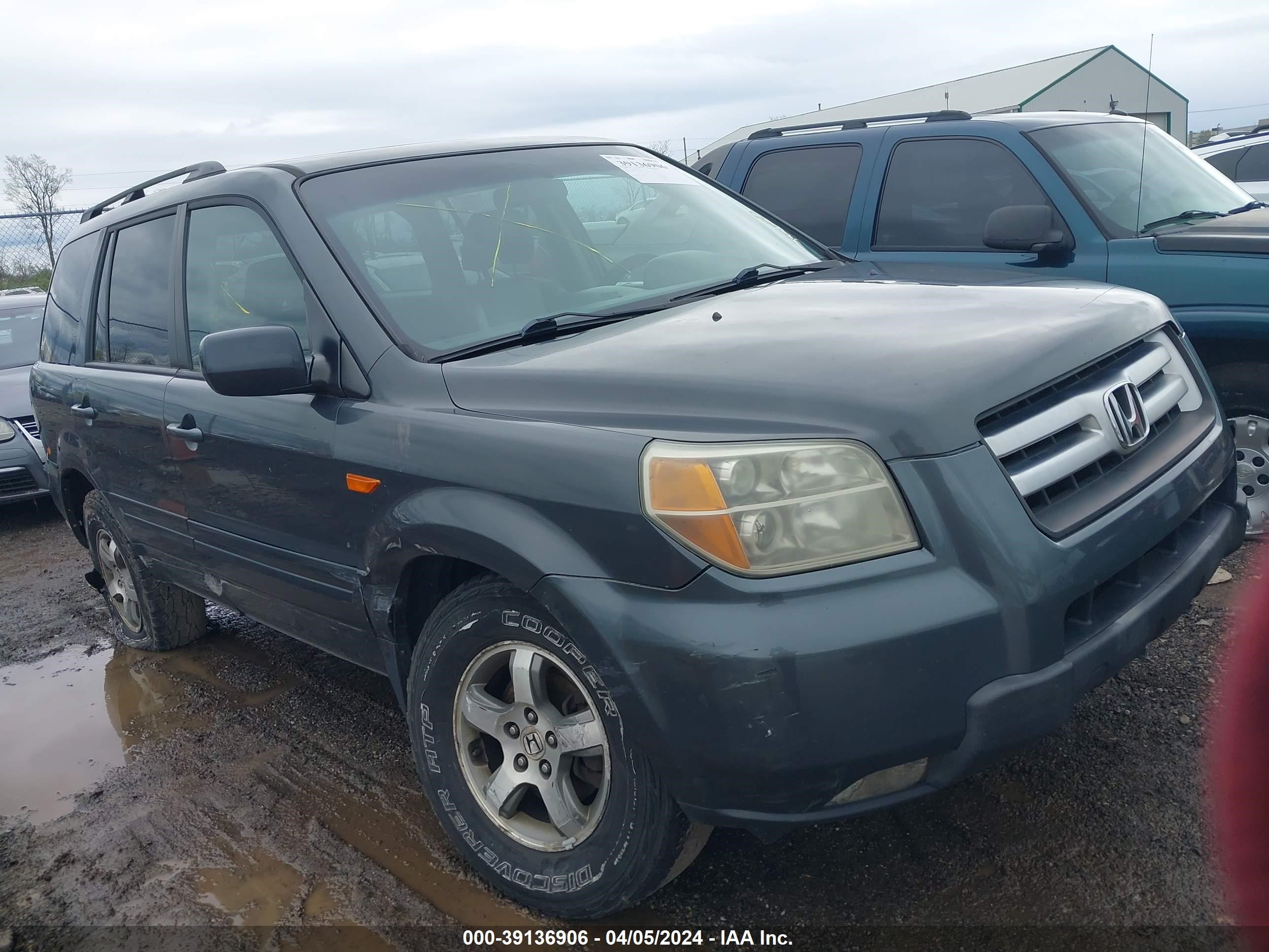 HONDA PILOT 2006 2hkyf187x6h564193