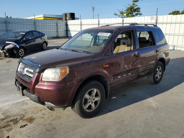 HONDA PILOT EXL 2007 2hkyf187x7h511141