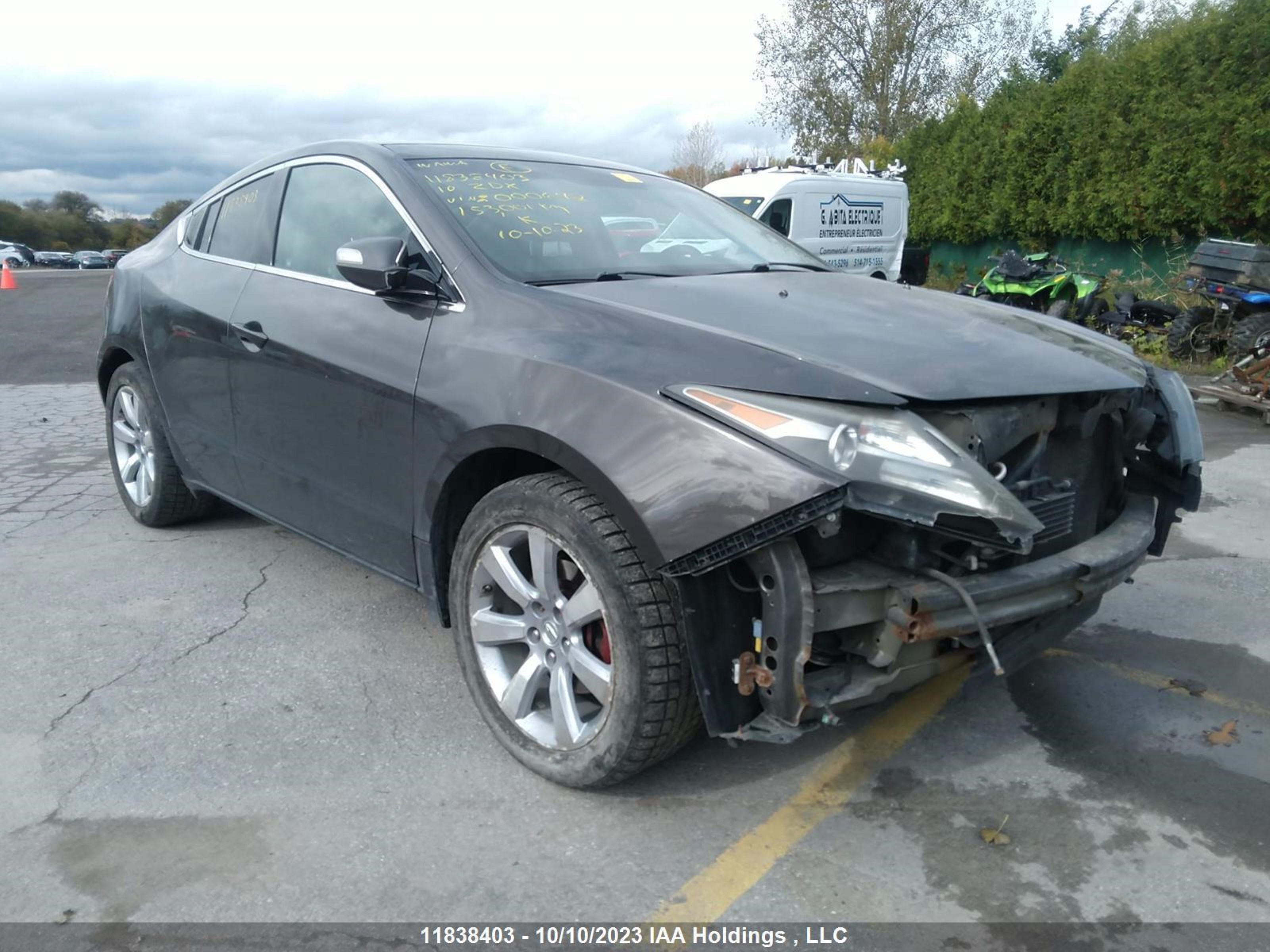 ACURA ZDX 2010 2hnyb1h25ah000642