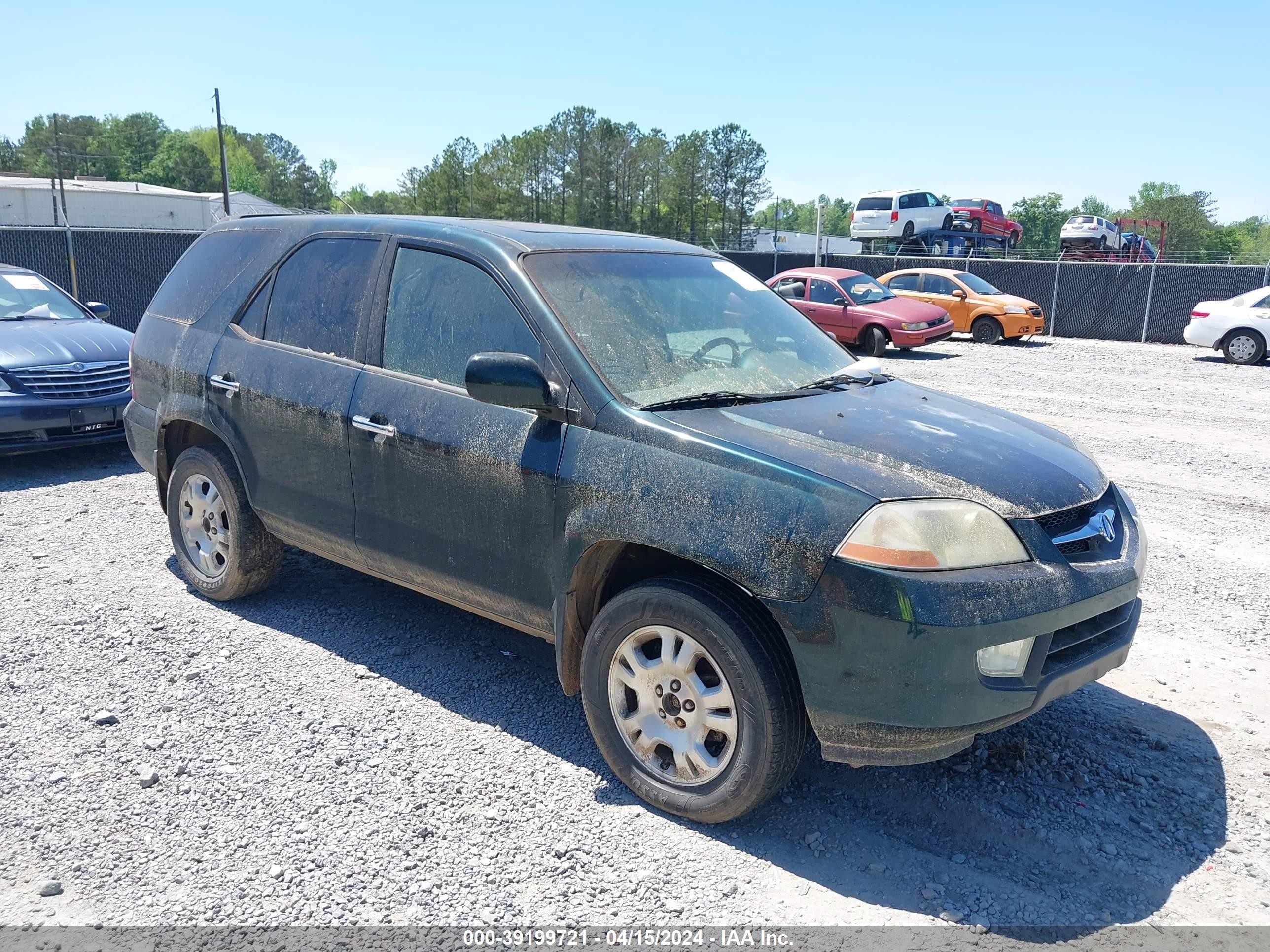 ACURA MDX 2001 2hnyd18211h540810