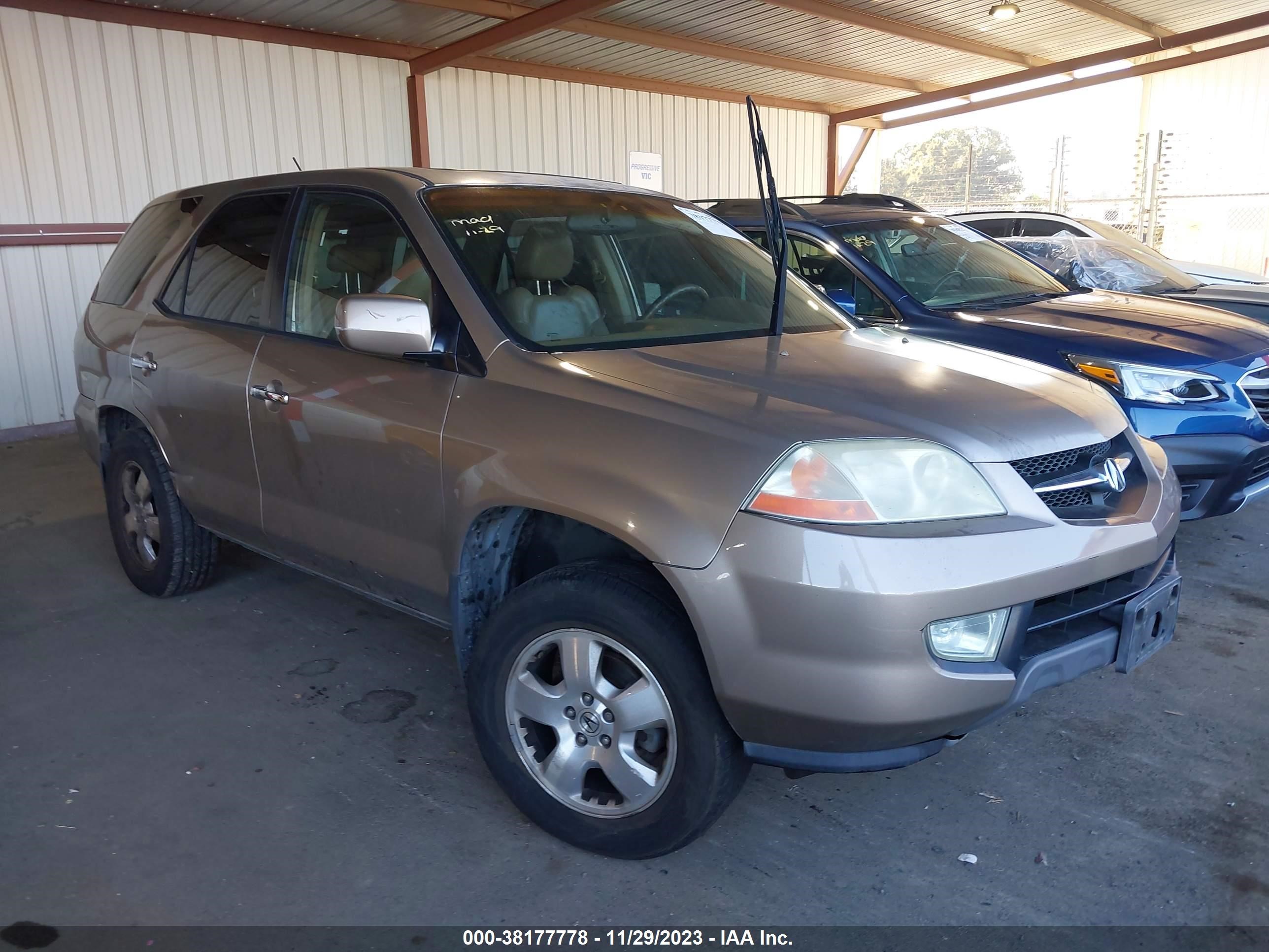 ACURA MDX 2003 2hnyd18223h503798