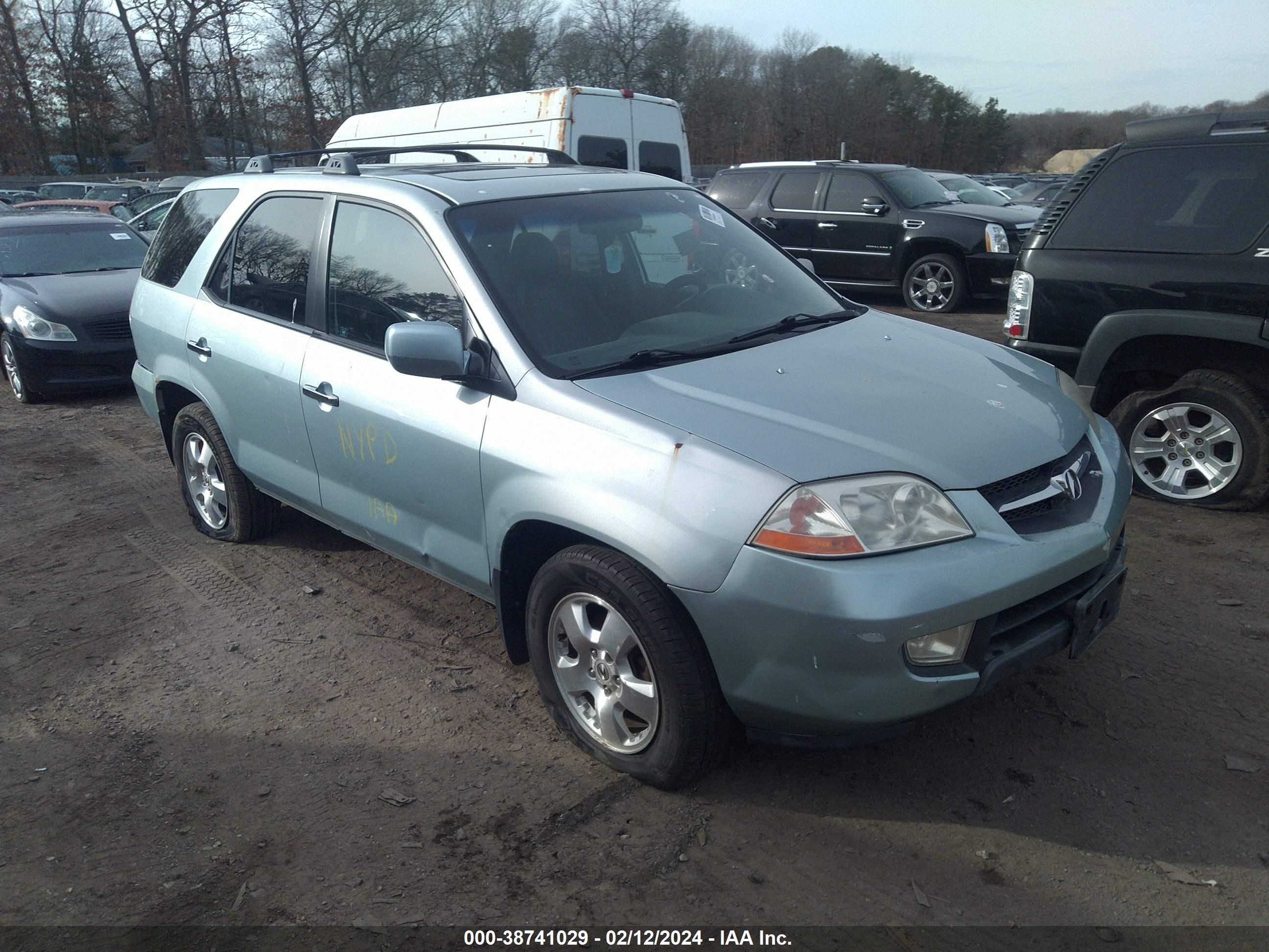 ACURA MDX 2003 2hnyd18223h538275