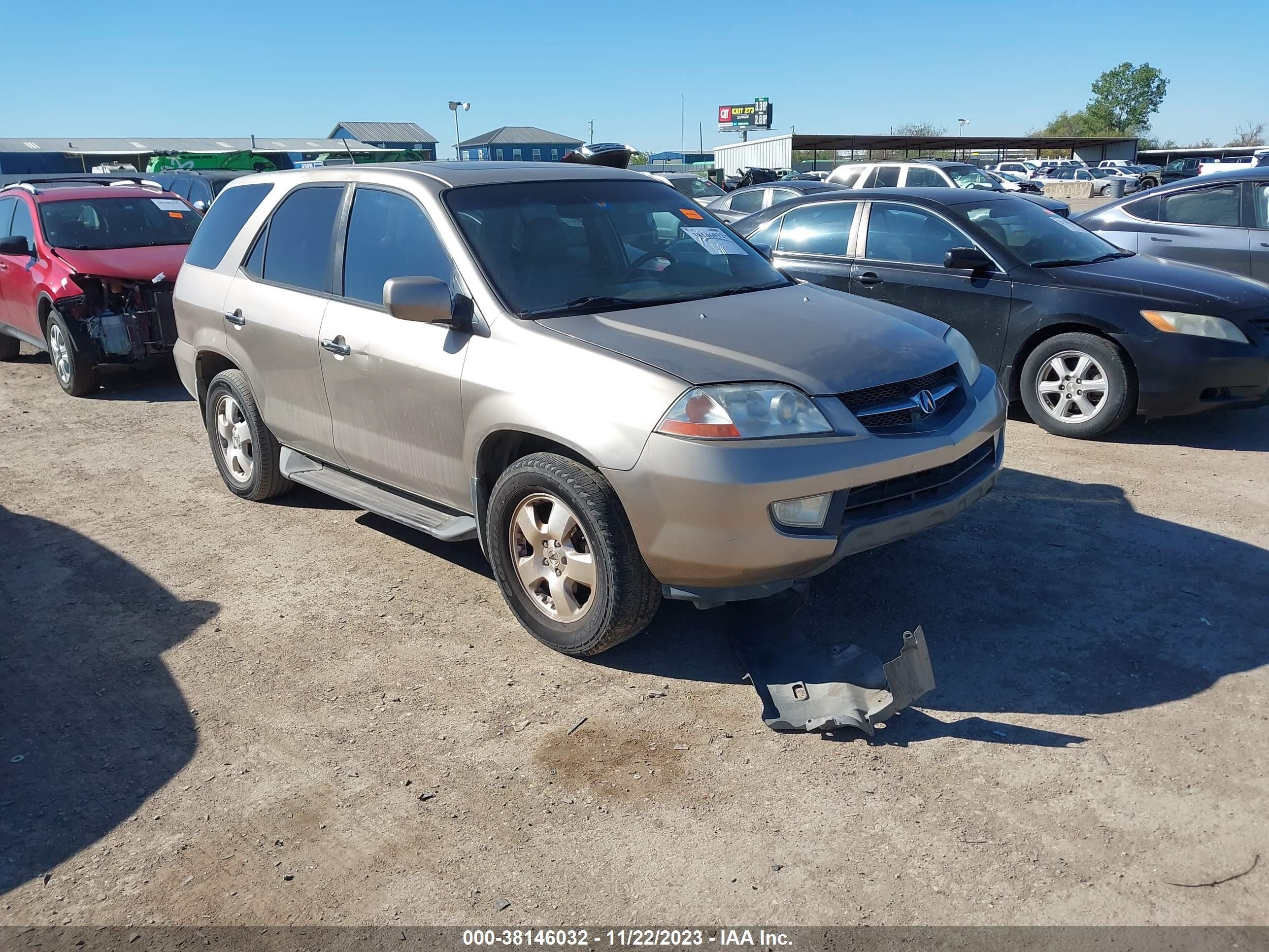 ACURA MDX 2003 2hnyd18253h535936