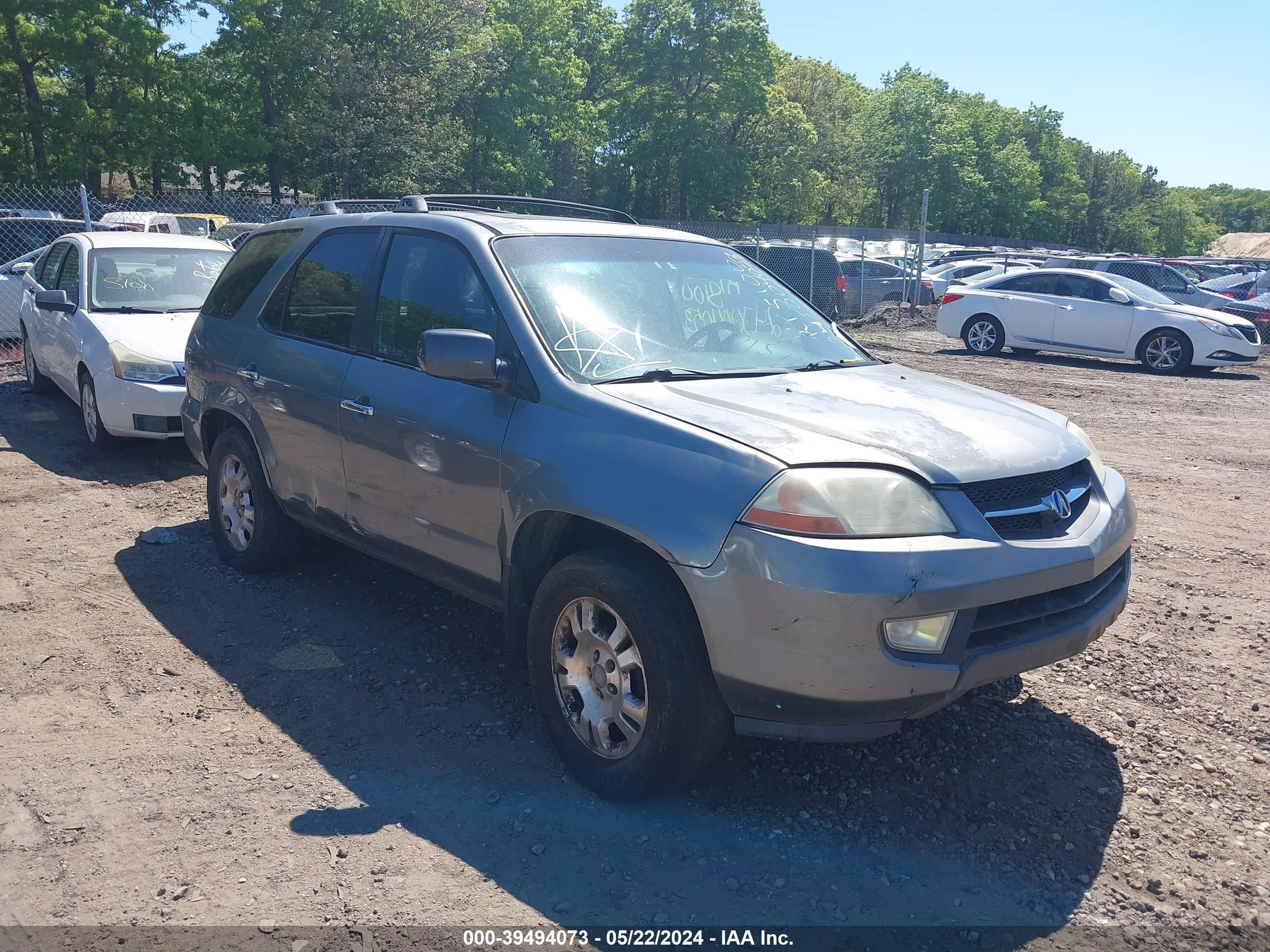 ACURA MDX 2001 2hnyd18271h527317