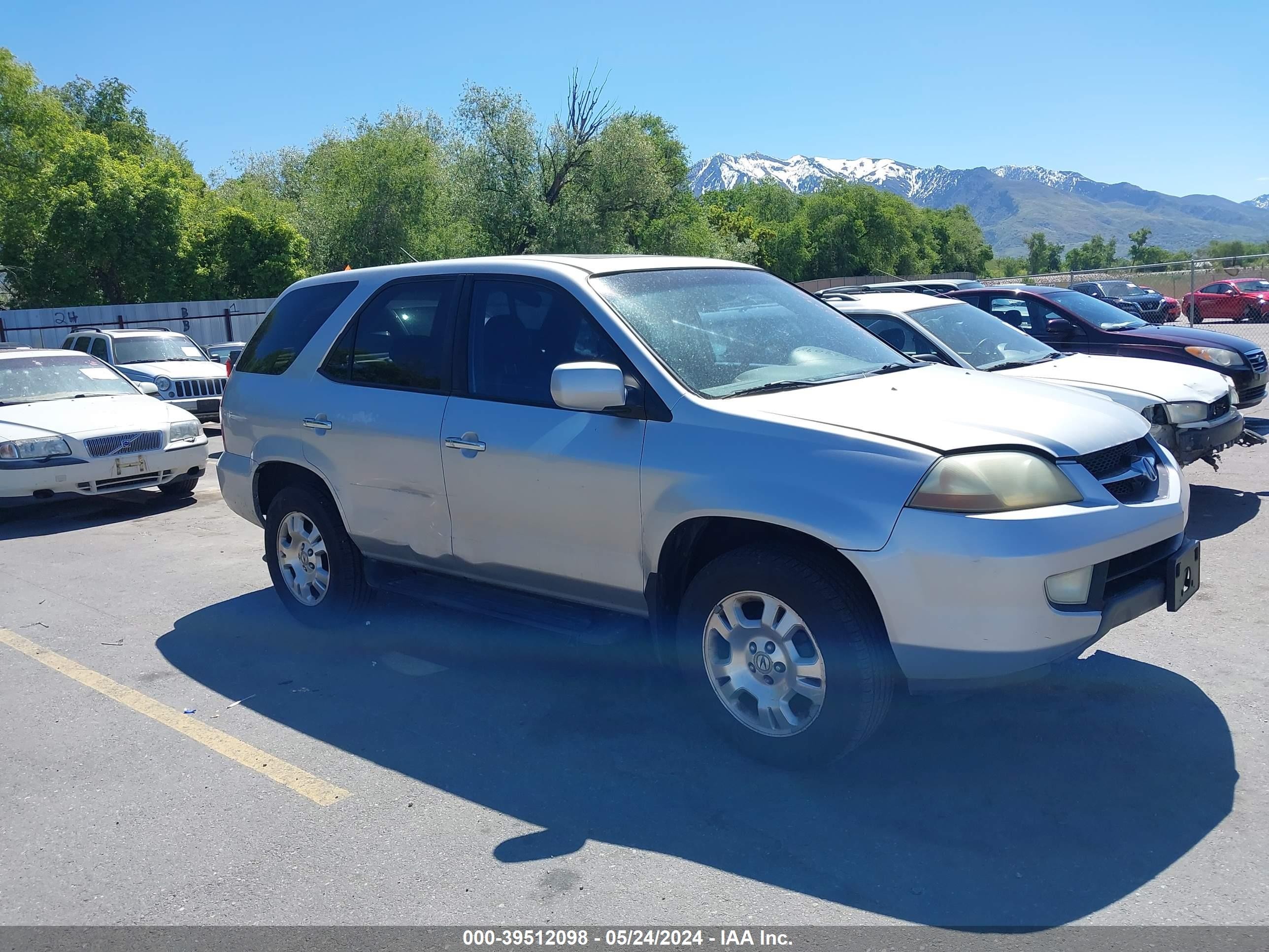 ACURA MDX 2002 2hnyd18282h538005