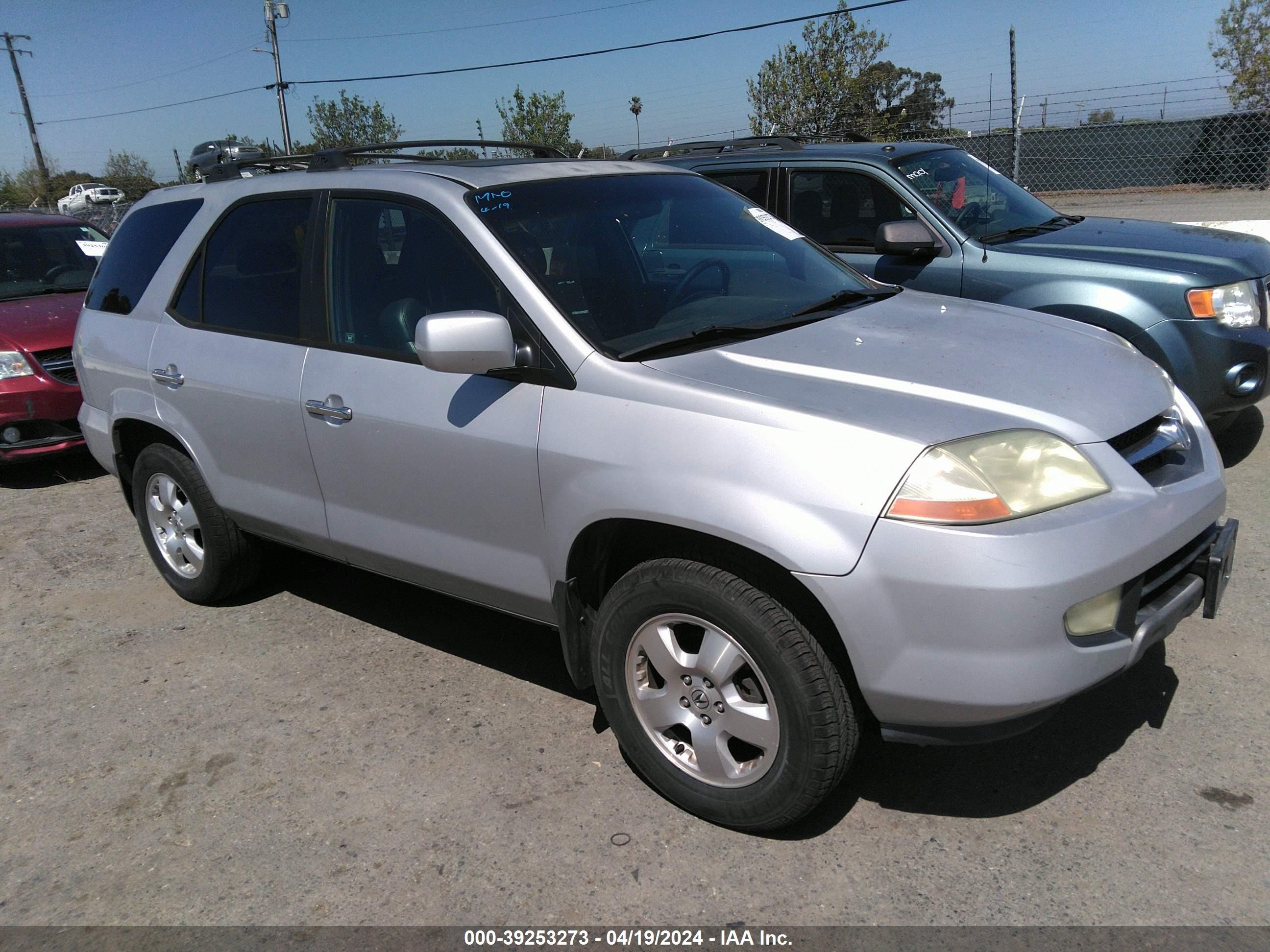 ACURA MDX 2003 2hnyd18283h512165