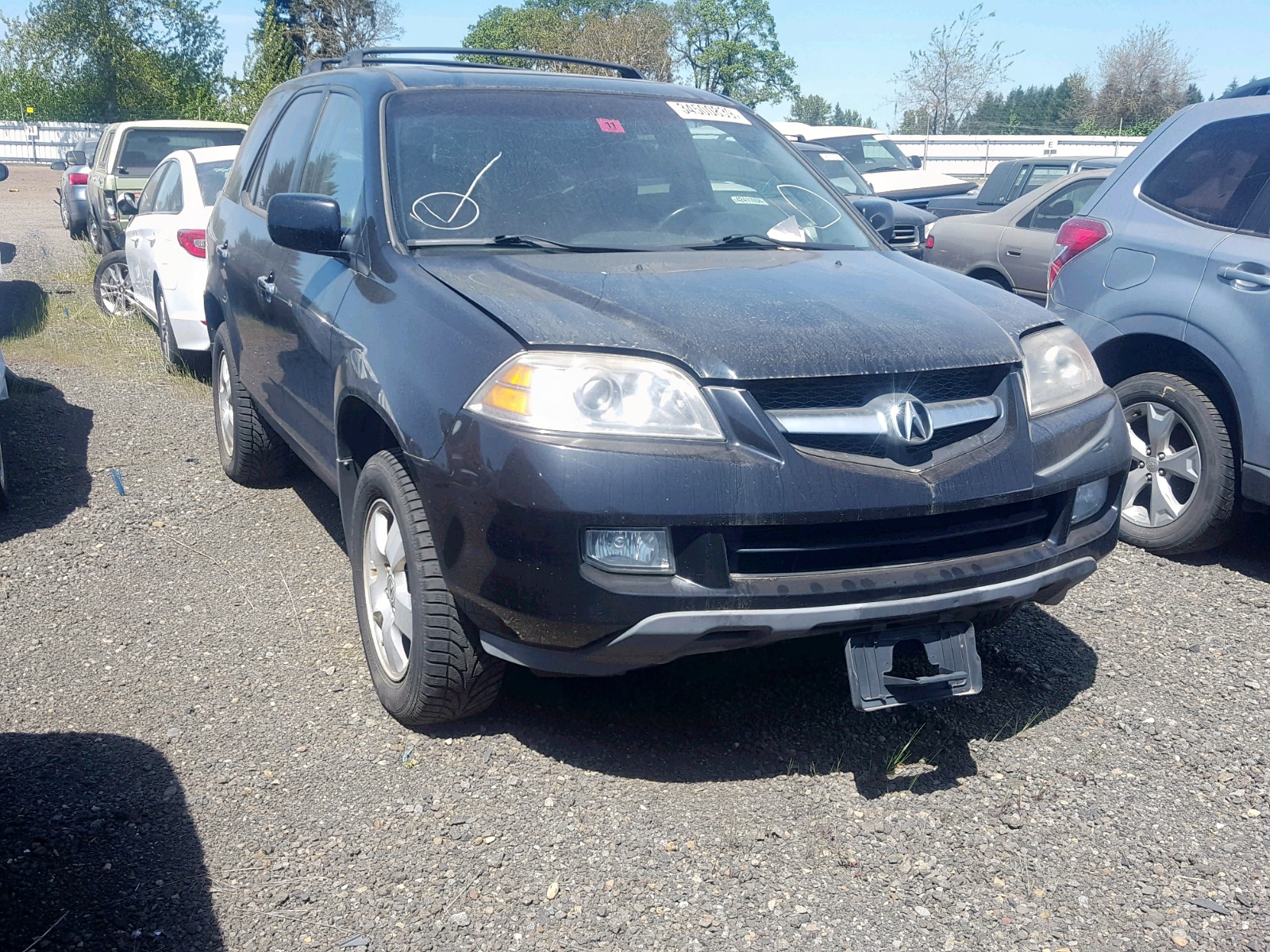 ACURA MDX 2005 2hnyd182x5h536633