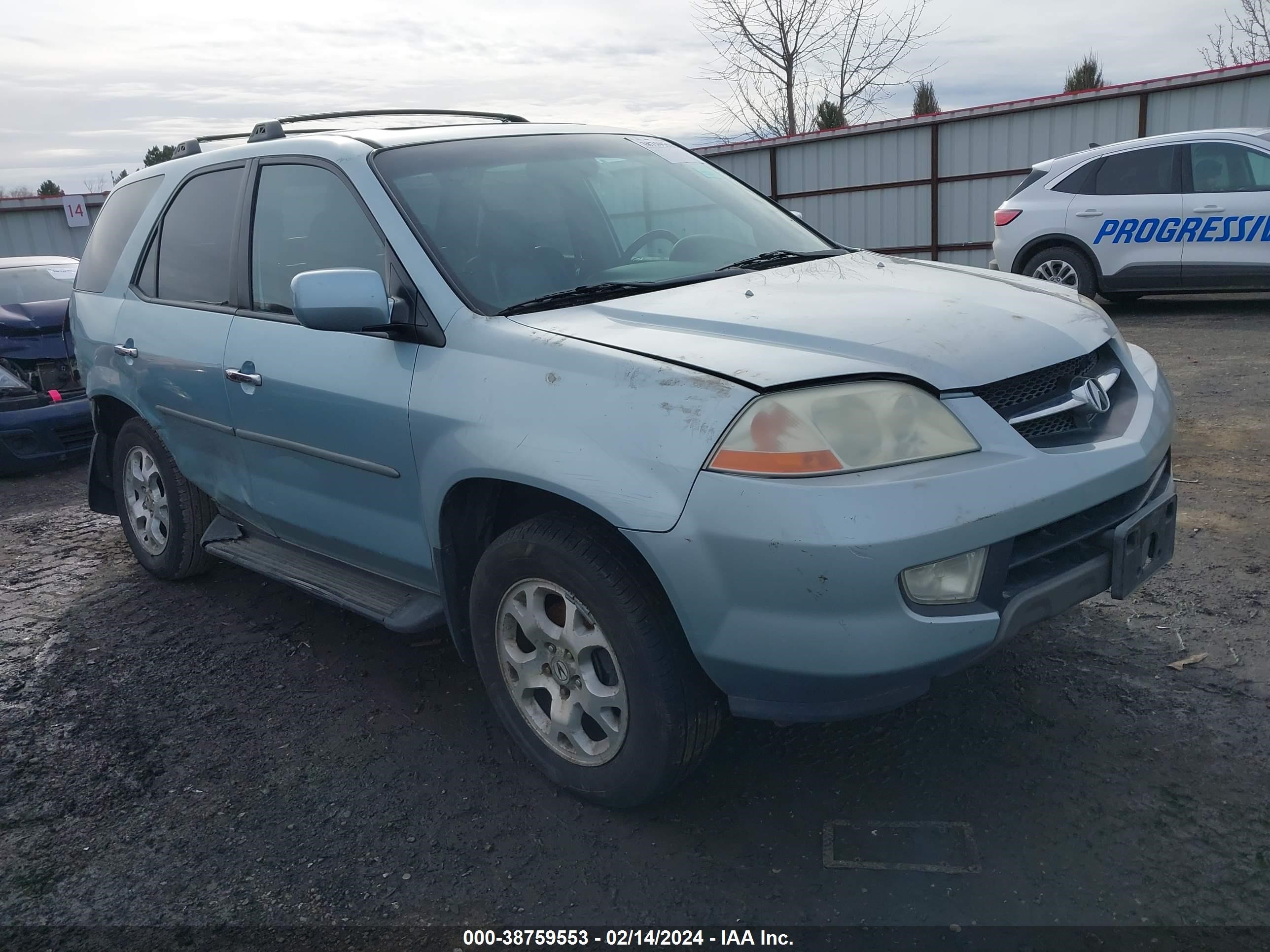 ACURA MDX 2002 2hnyd18602h535571