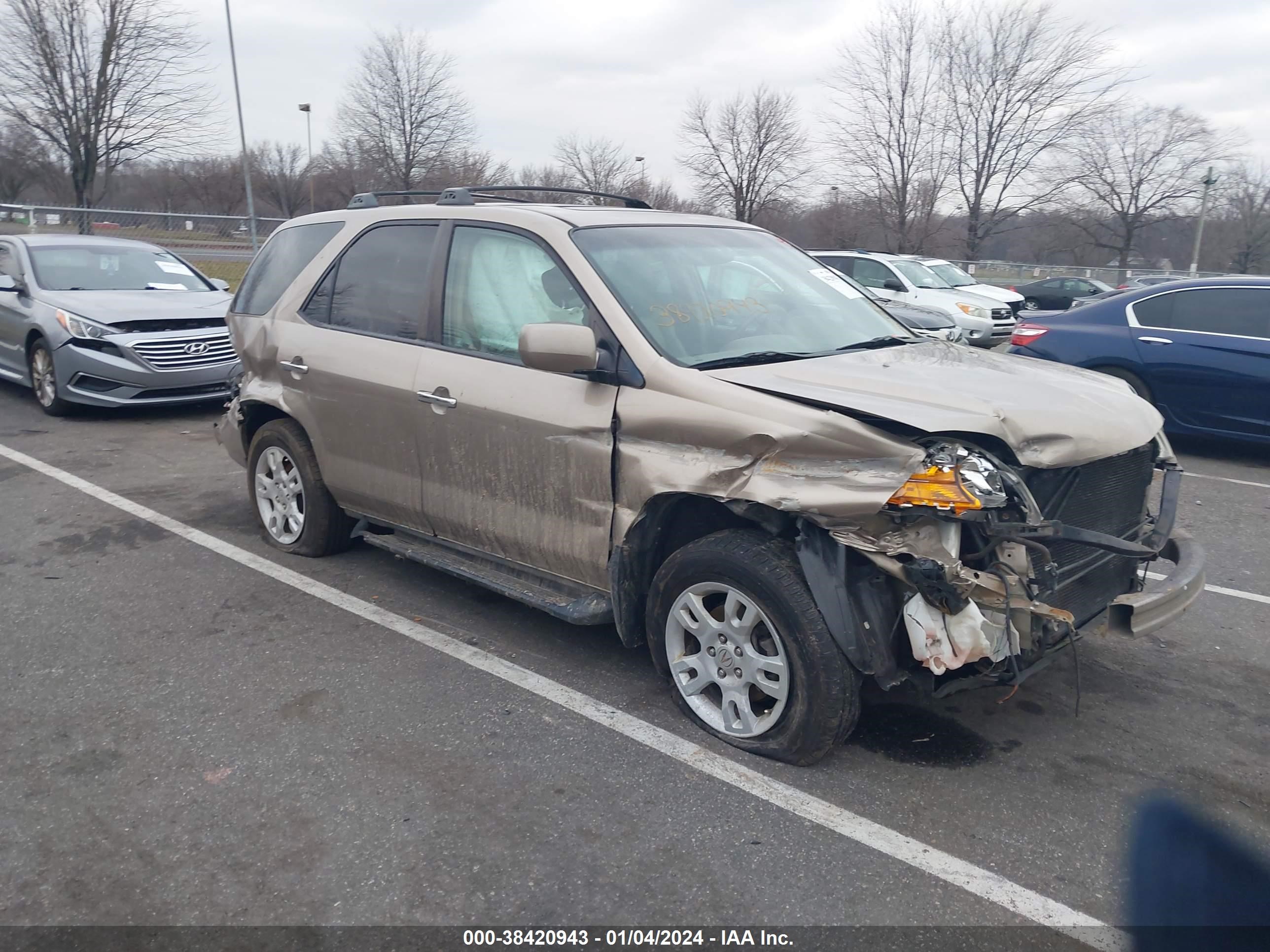 ACURA MDX 2004 2hnyd18604h541521