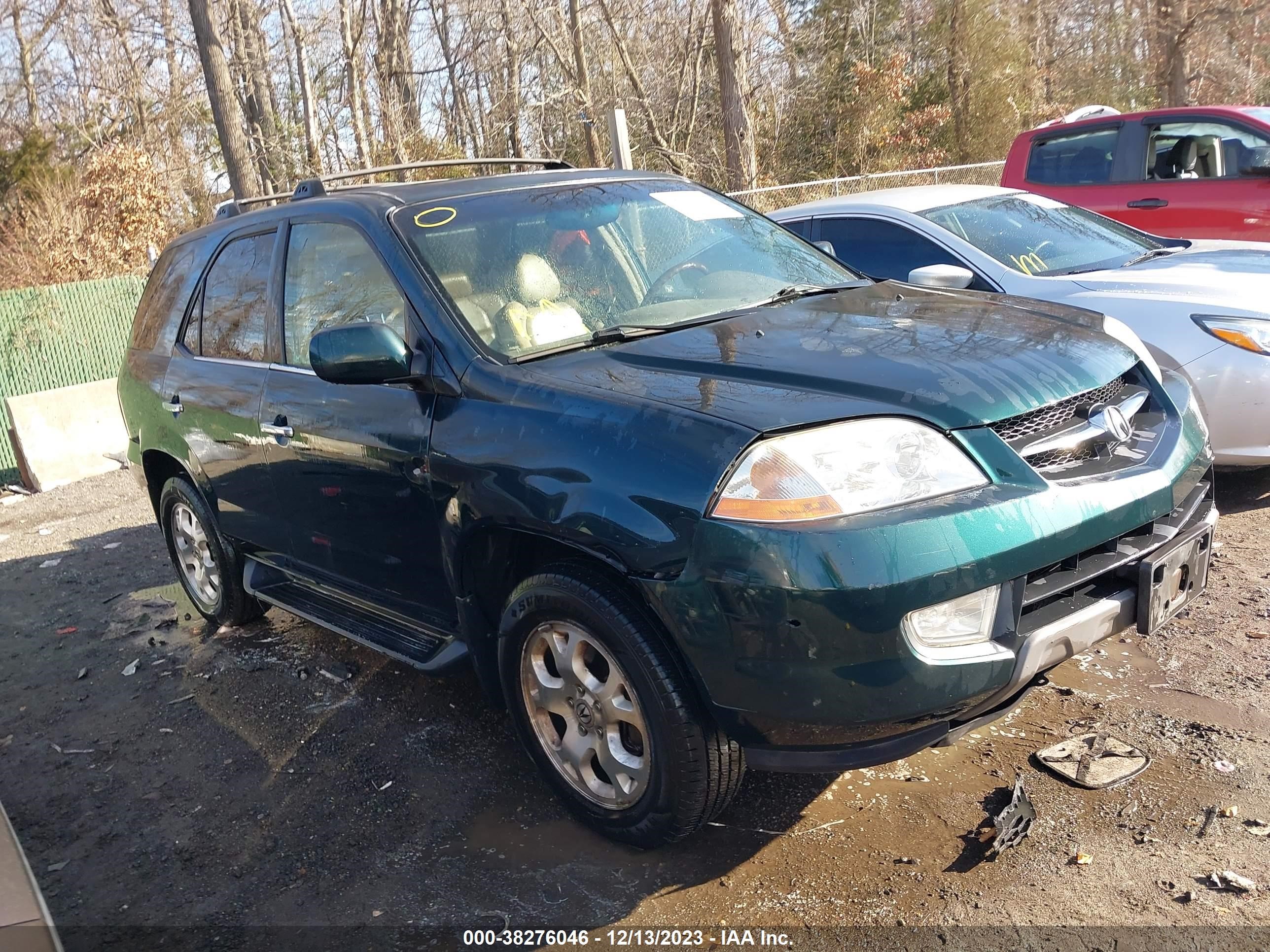 ACURA MDX 2001 2hnyd18611h500519