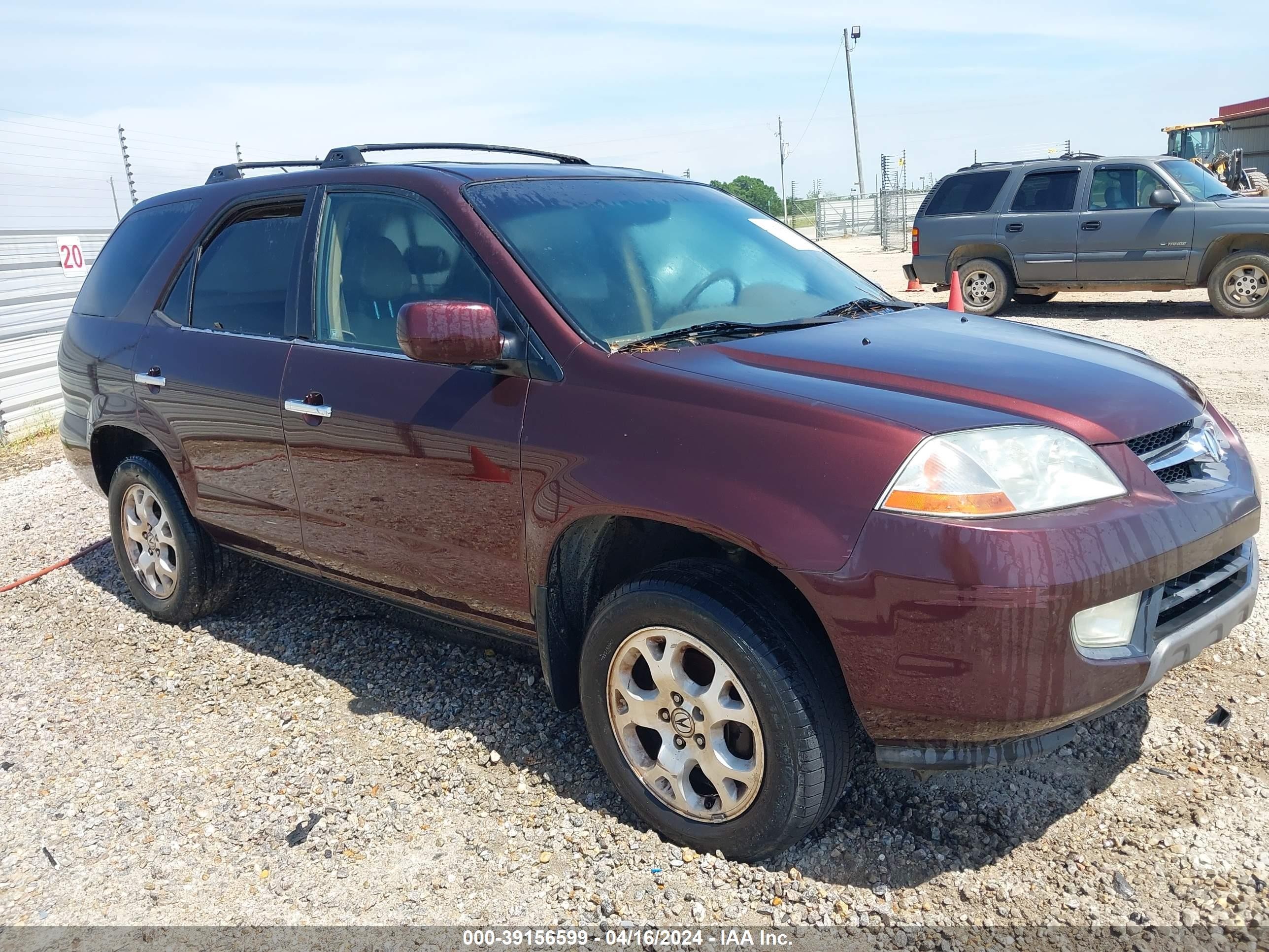 ACURA MDX 2001 2hnyd18621h526191