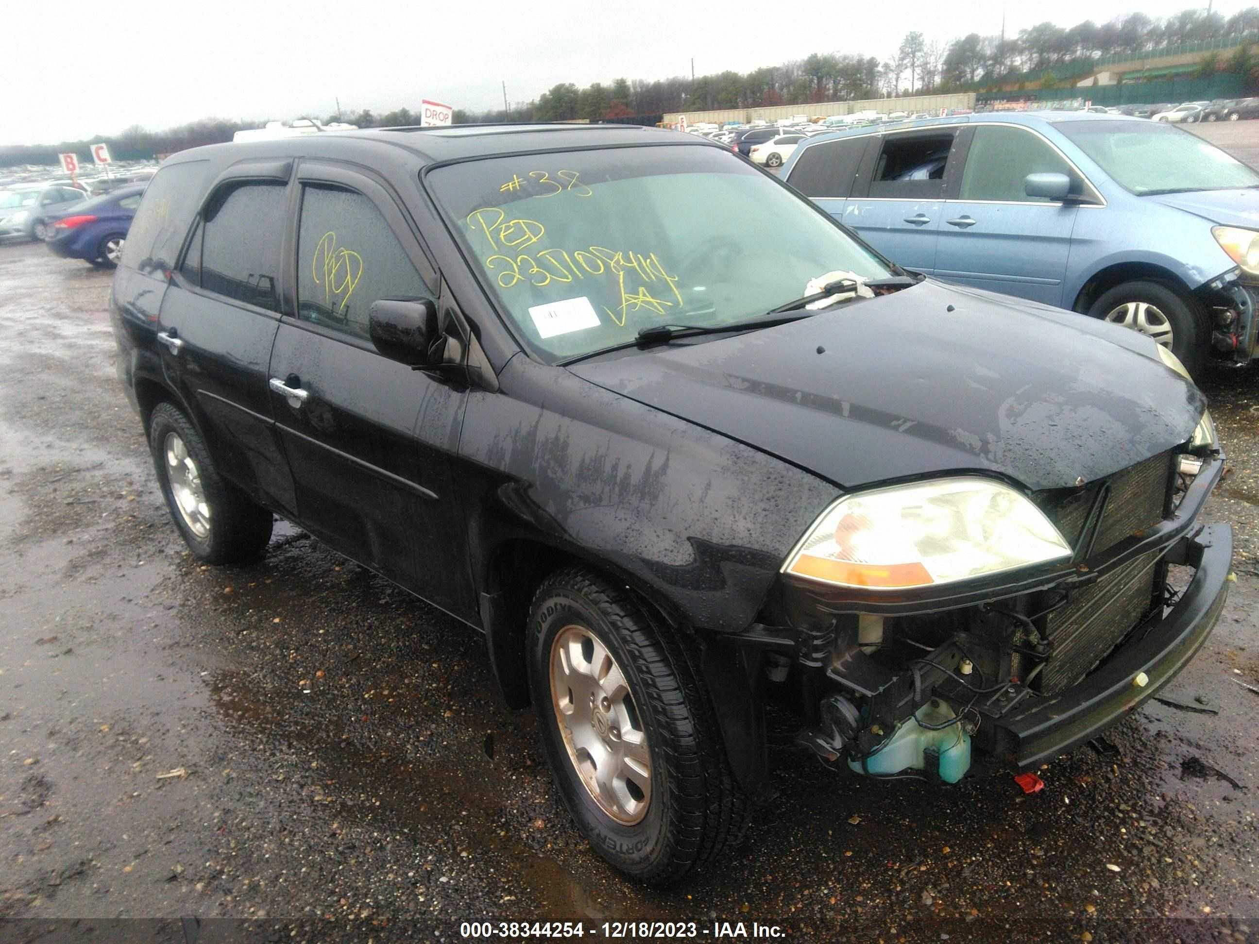 ACURA MDX 2002 2hnyd18622h543851