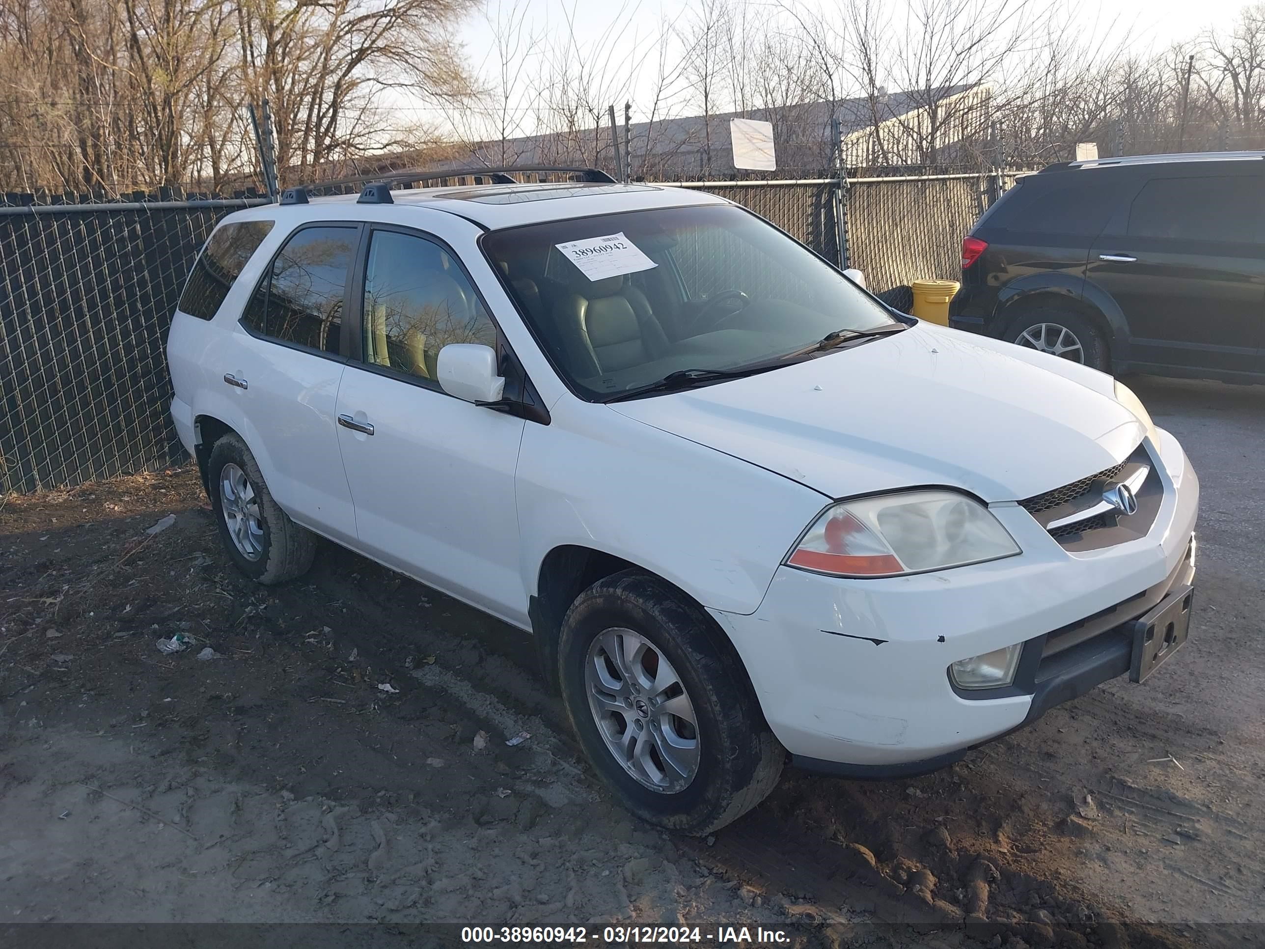 ACURA MDX 2003 2hnyd18633h552625