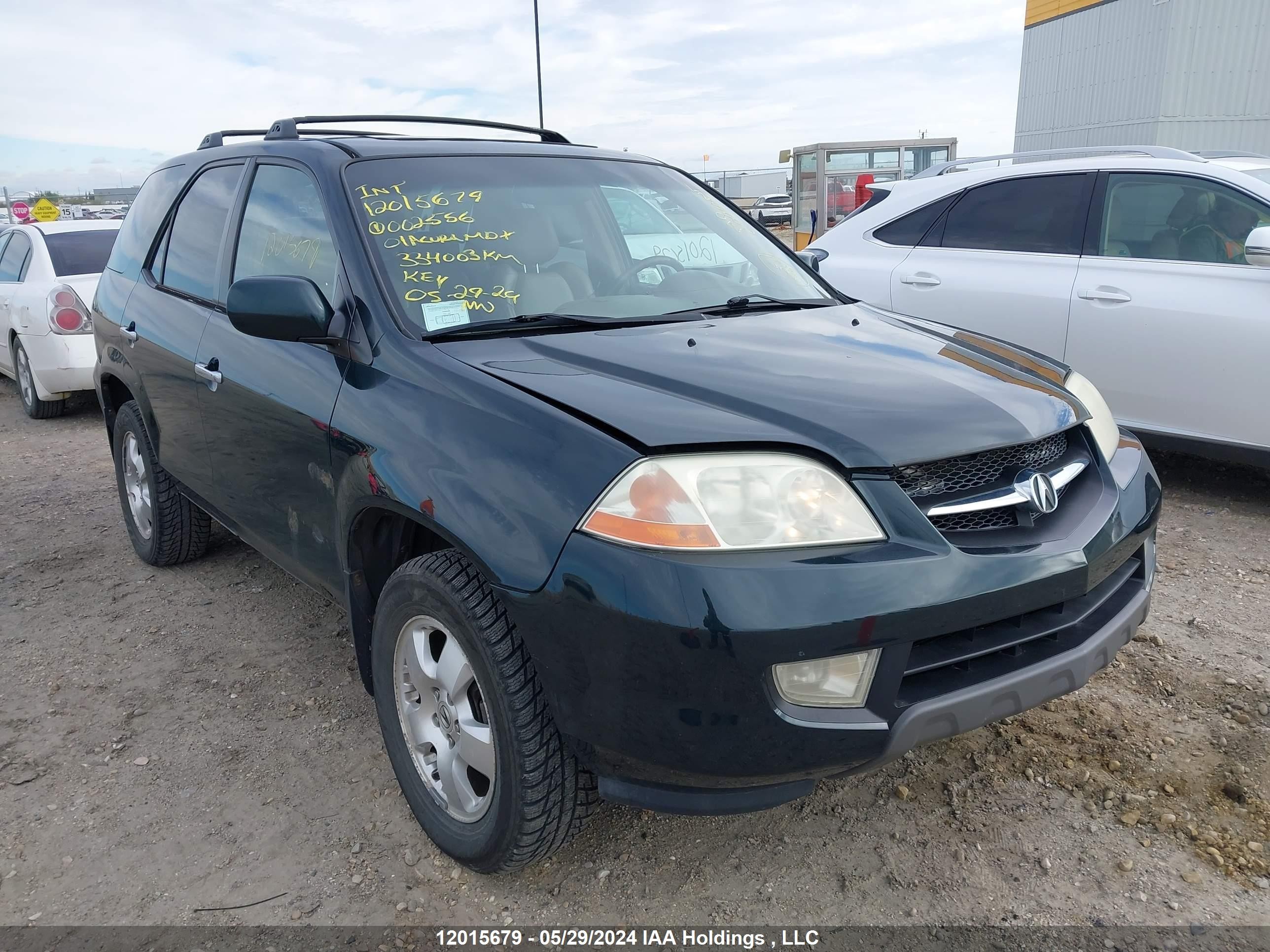 ACURA MDX 2001 2hnyd18641h002556