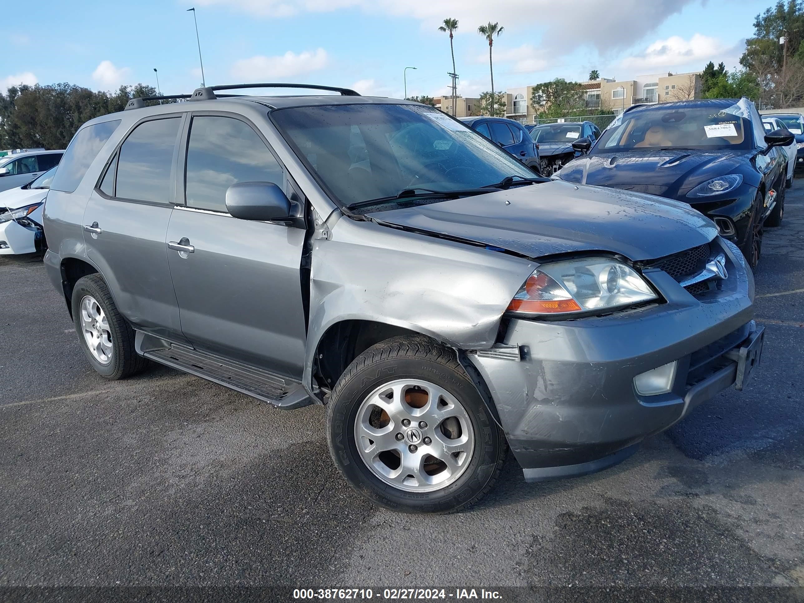 ACURA MDX 2001 2hnyd18641h513667