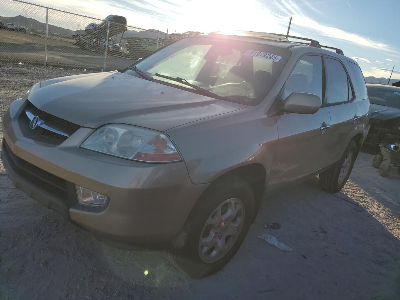 ACURA MDX 2001 2hnyd18651h507070