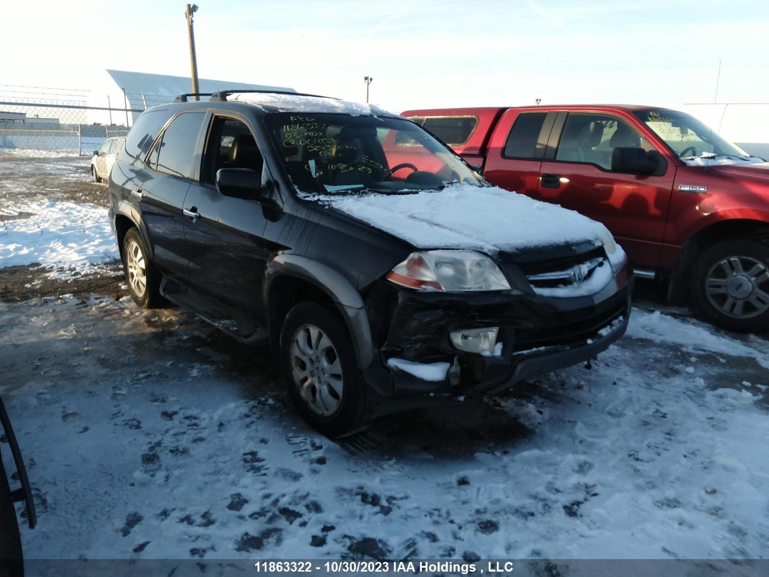 ACURA MDX 2003 2hnyd18653h004156